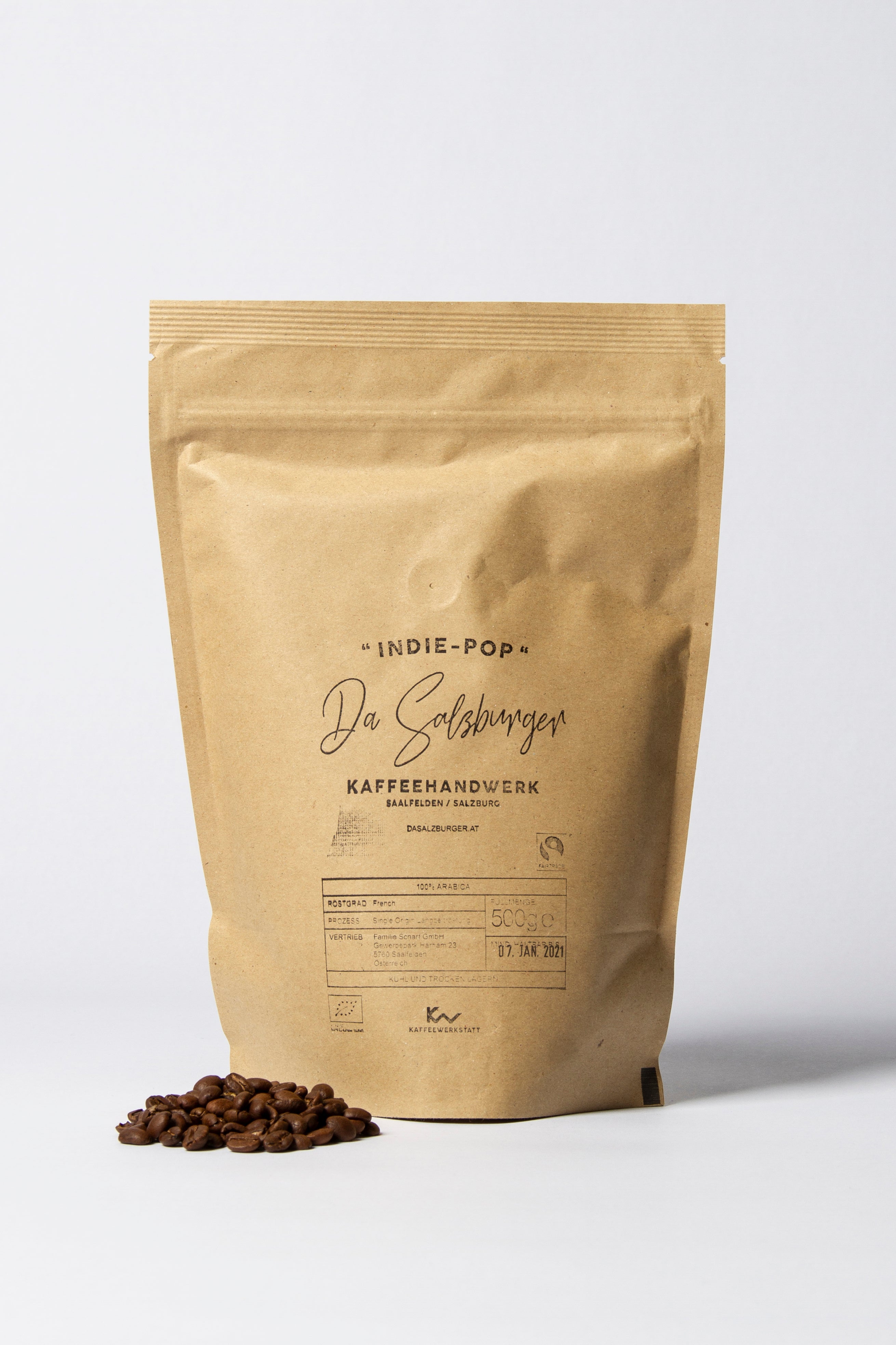 be-my-friend-da-salzburger-indie-pop-kaffeebohnen-ganze-bohne-500g image 1