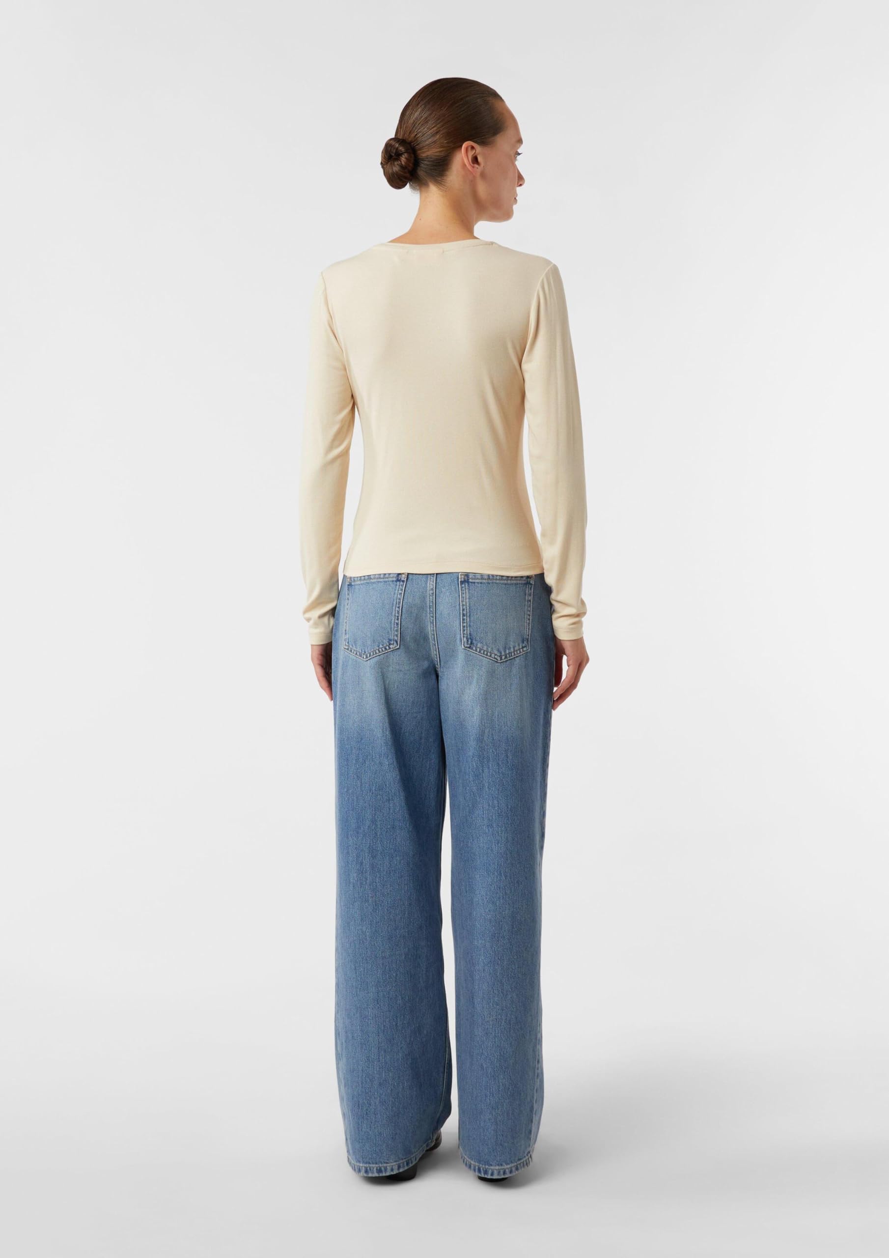 comma-2175484-longsleeve-logo-stickerei-olivgr-n-gr-42 image 8
