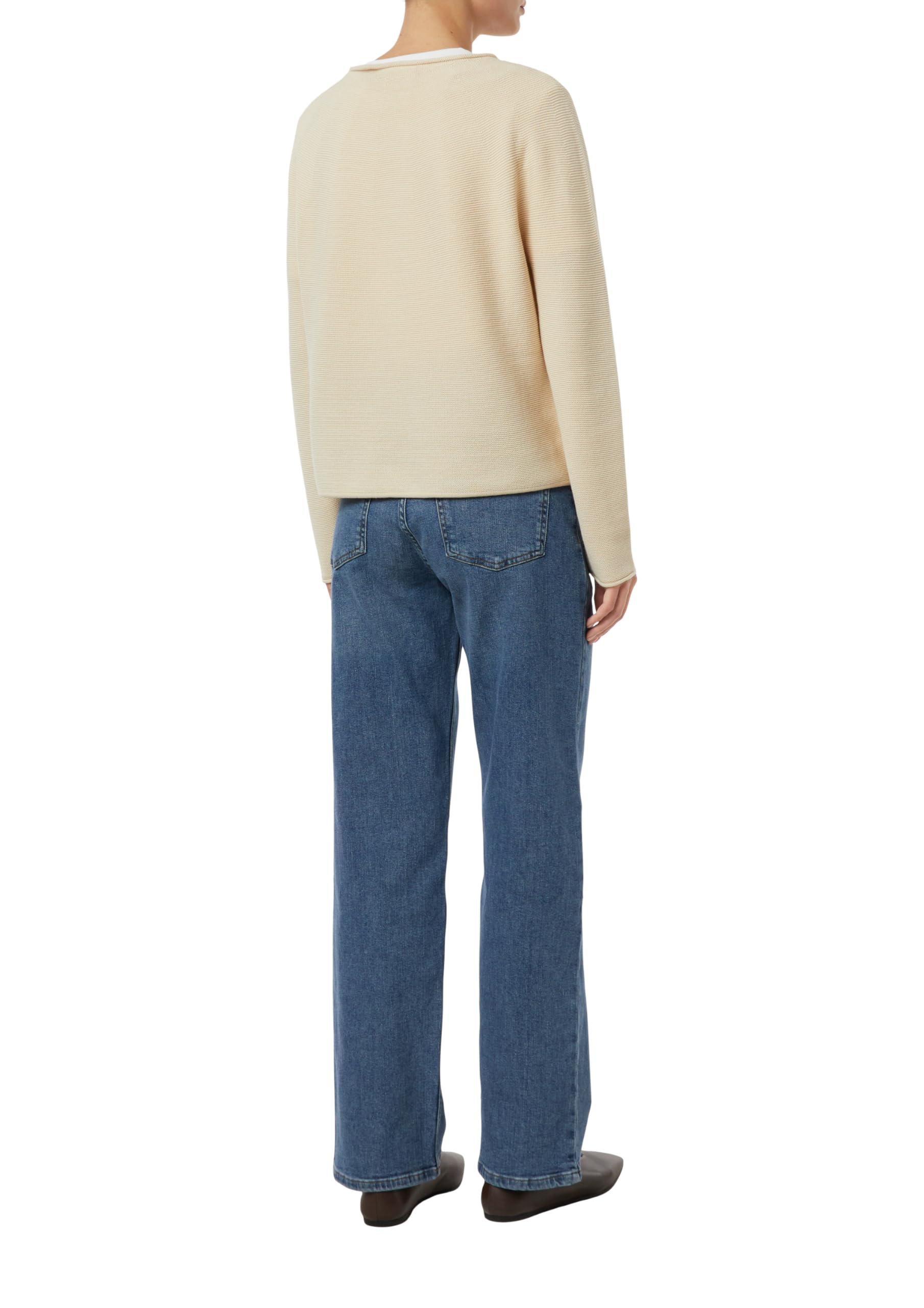comma-strickpullover-struktur-rollsaum-gr-46-basic image 2
