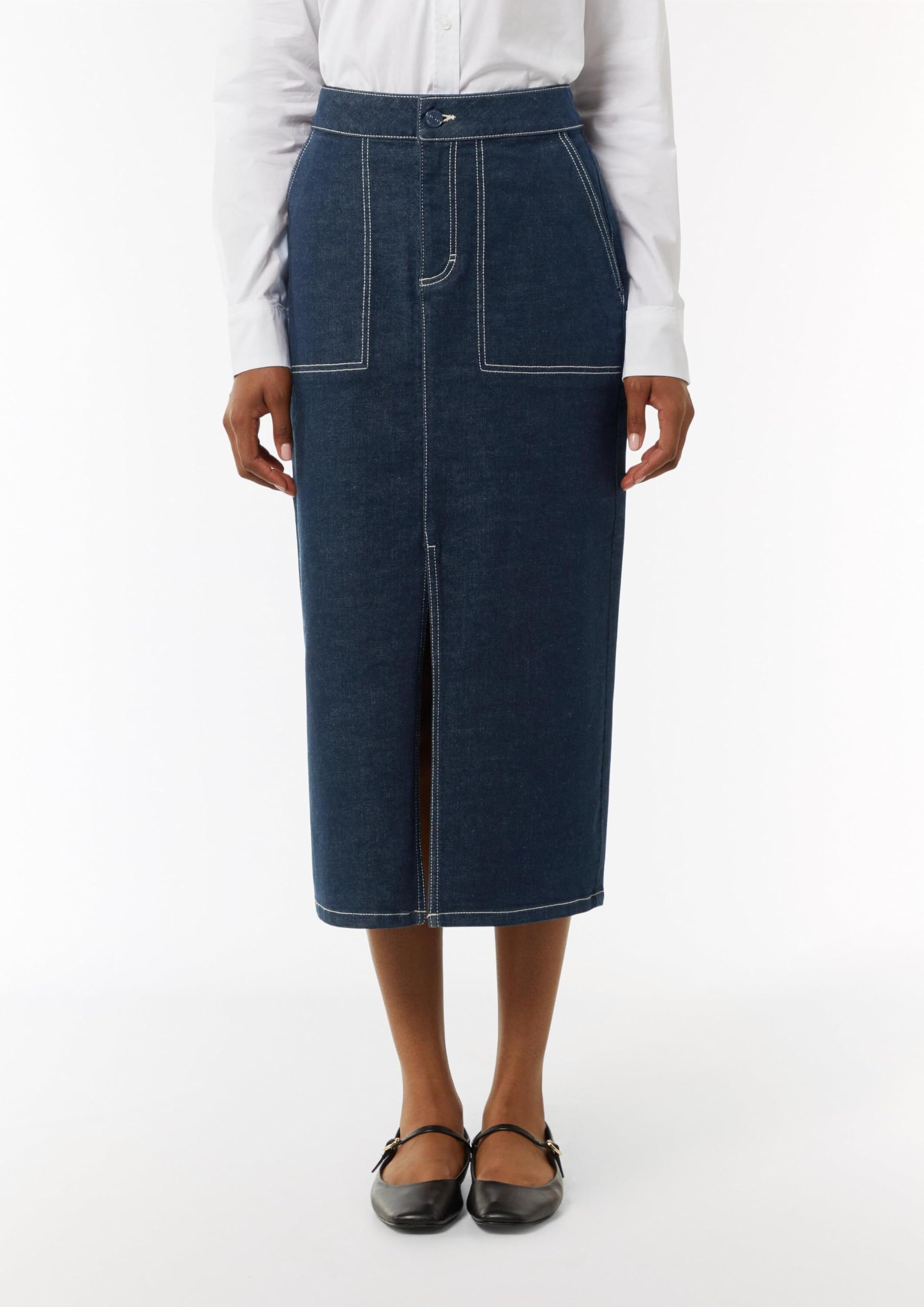comma-2154828-rock-damen-denim-waschung-gr-38 image 5