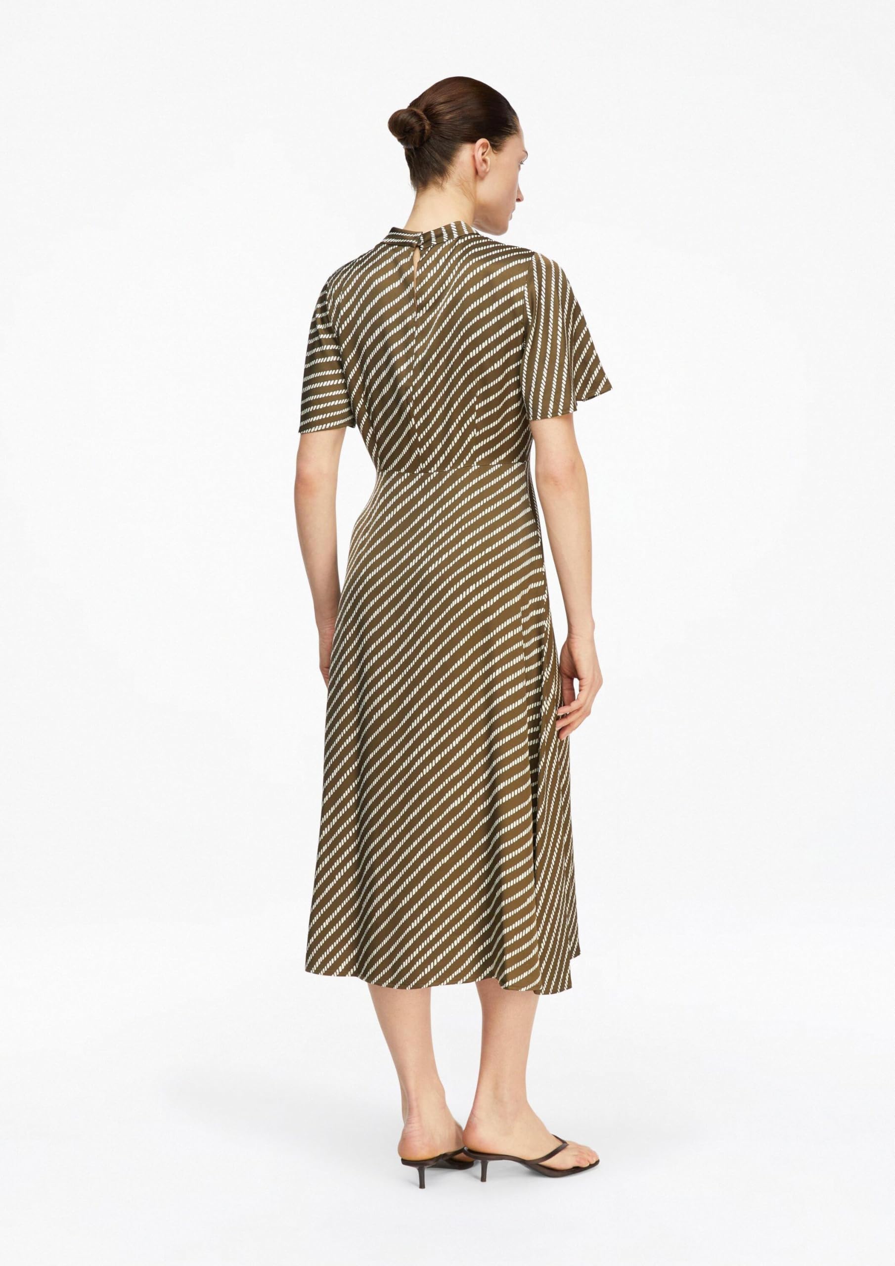 comma-dresses-satinkleid-damen-gemustert-midi-gr-e-44 image 7