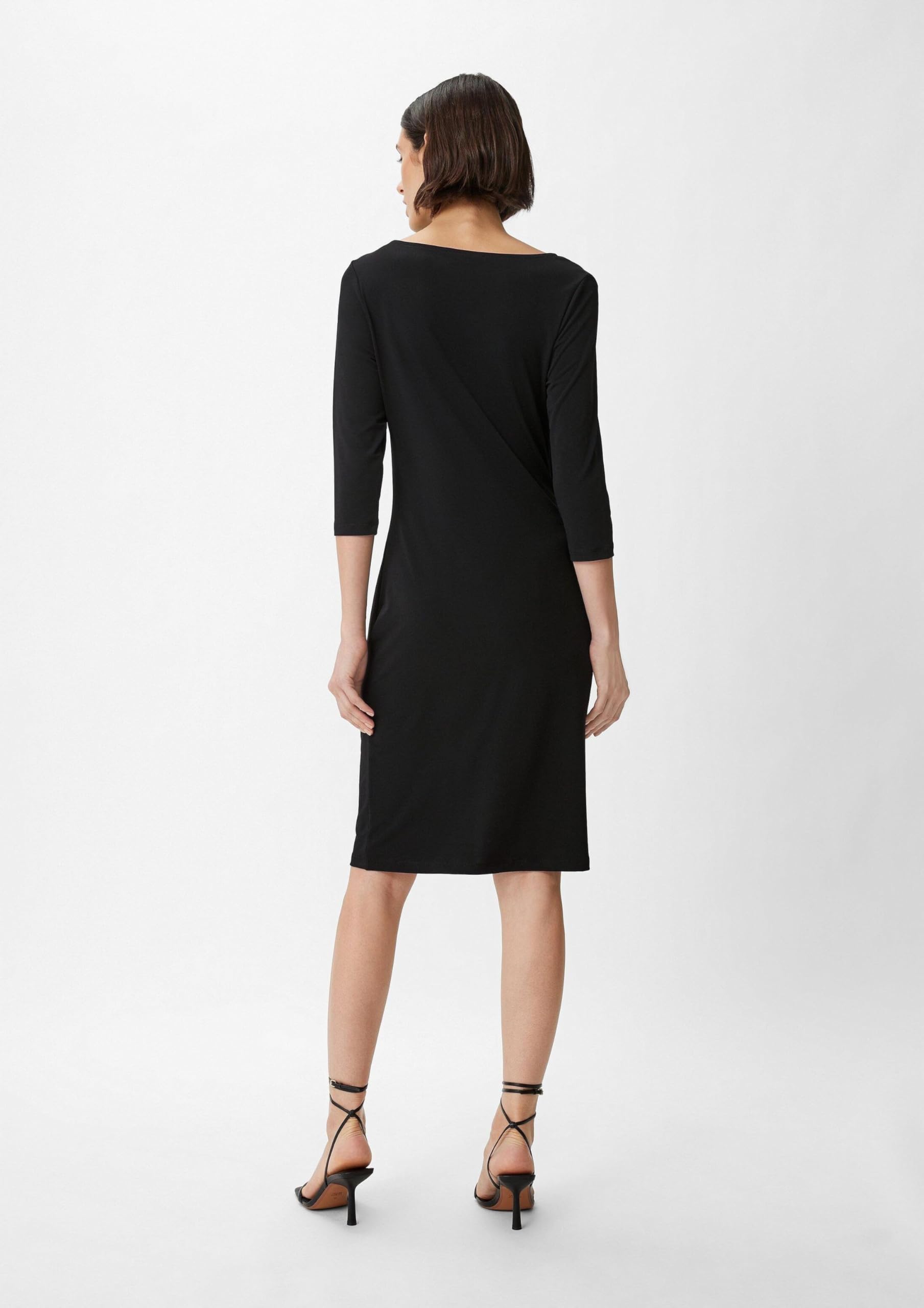 comma-jerseykleid-raffung-schwarz-gr-38 image 7