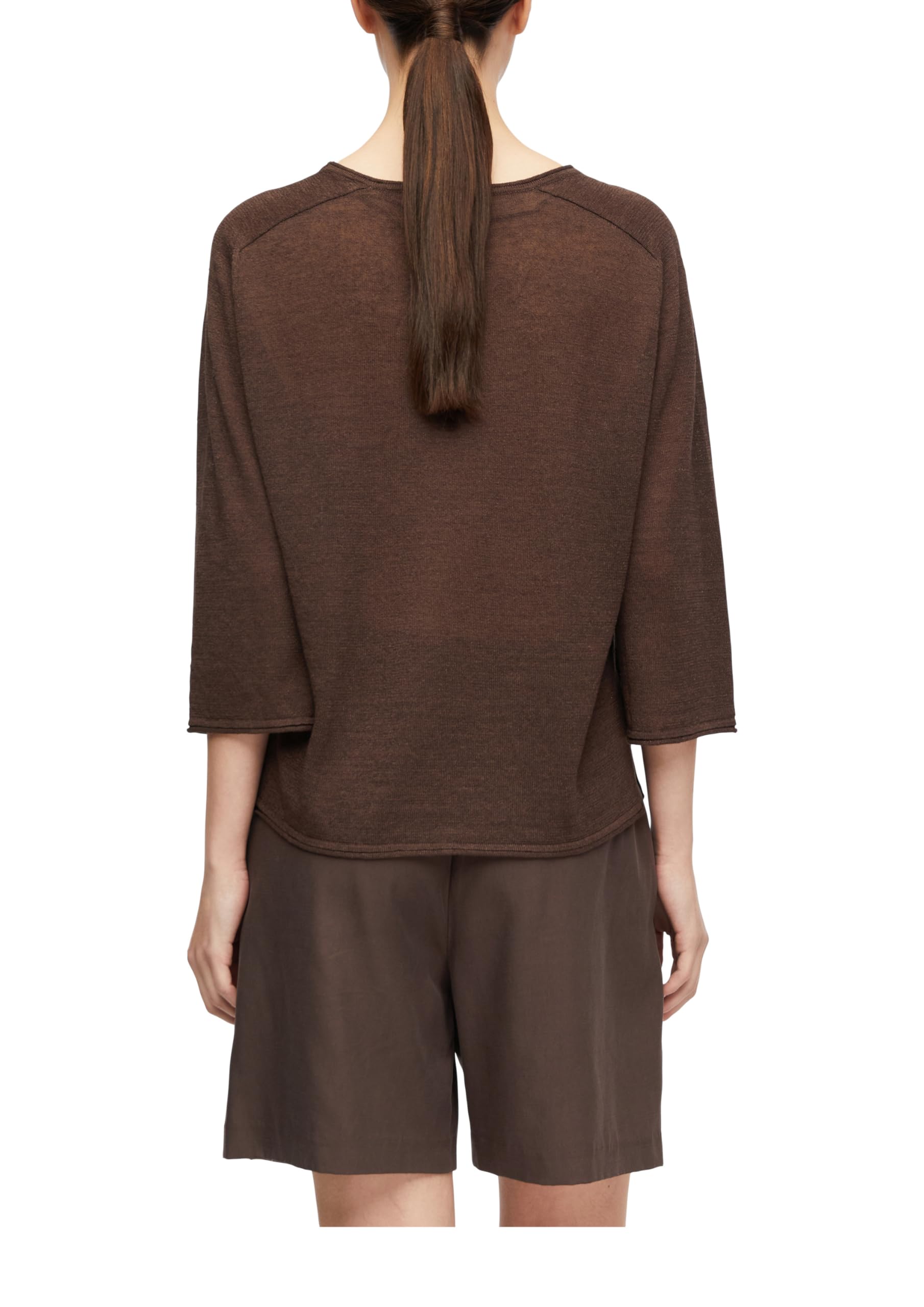 comma-strickpullover-damen-leinenmix-3-4-arm-gr-e-38 image 2