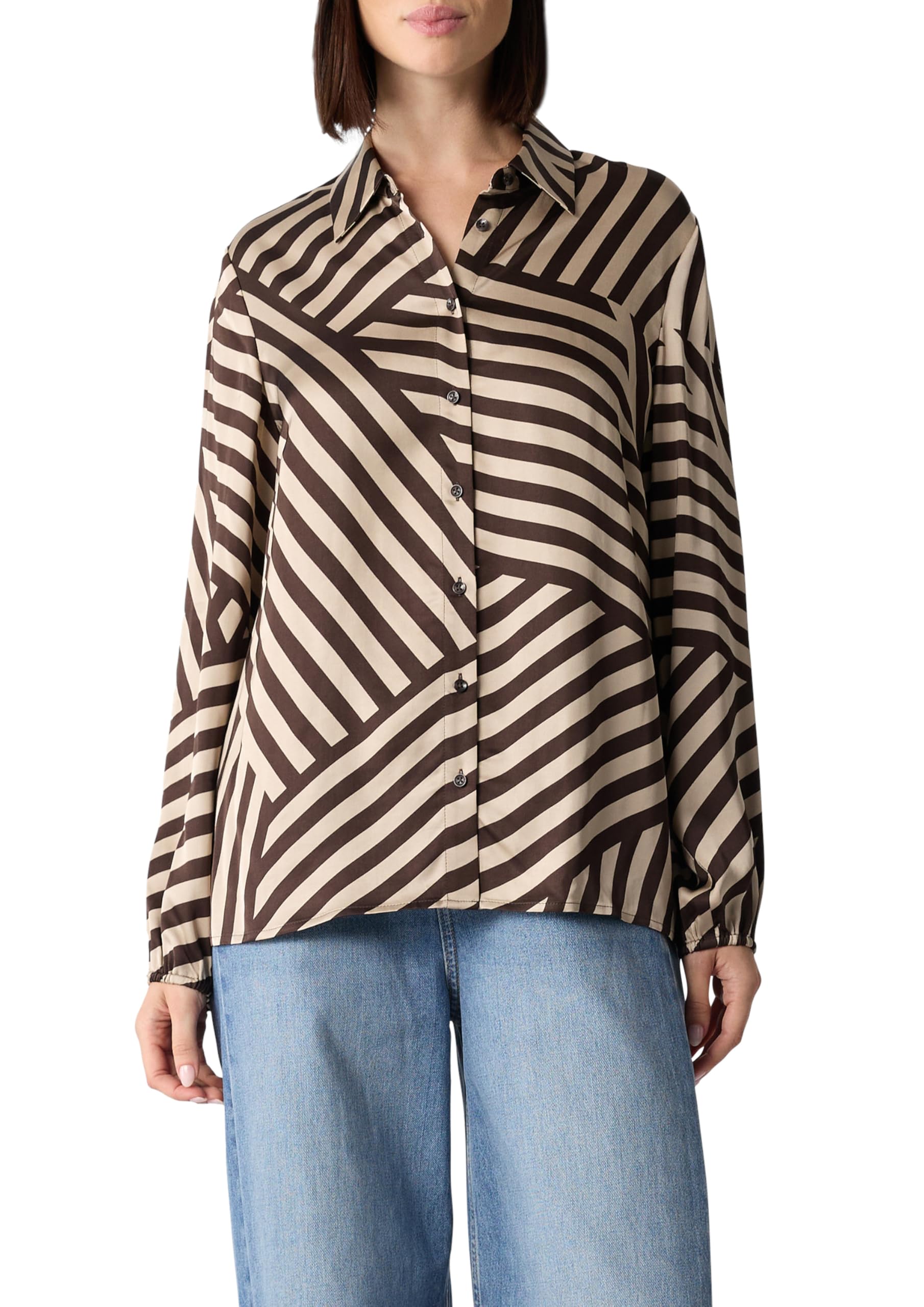comma-2170986-bluse-damen-gr-46-satin-bedruckt image 1