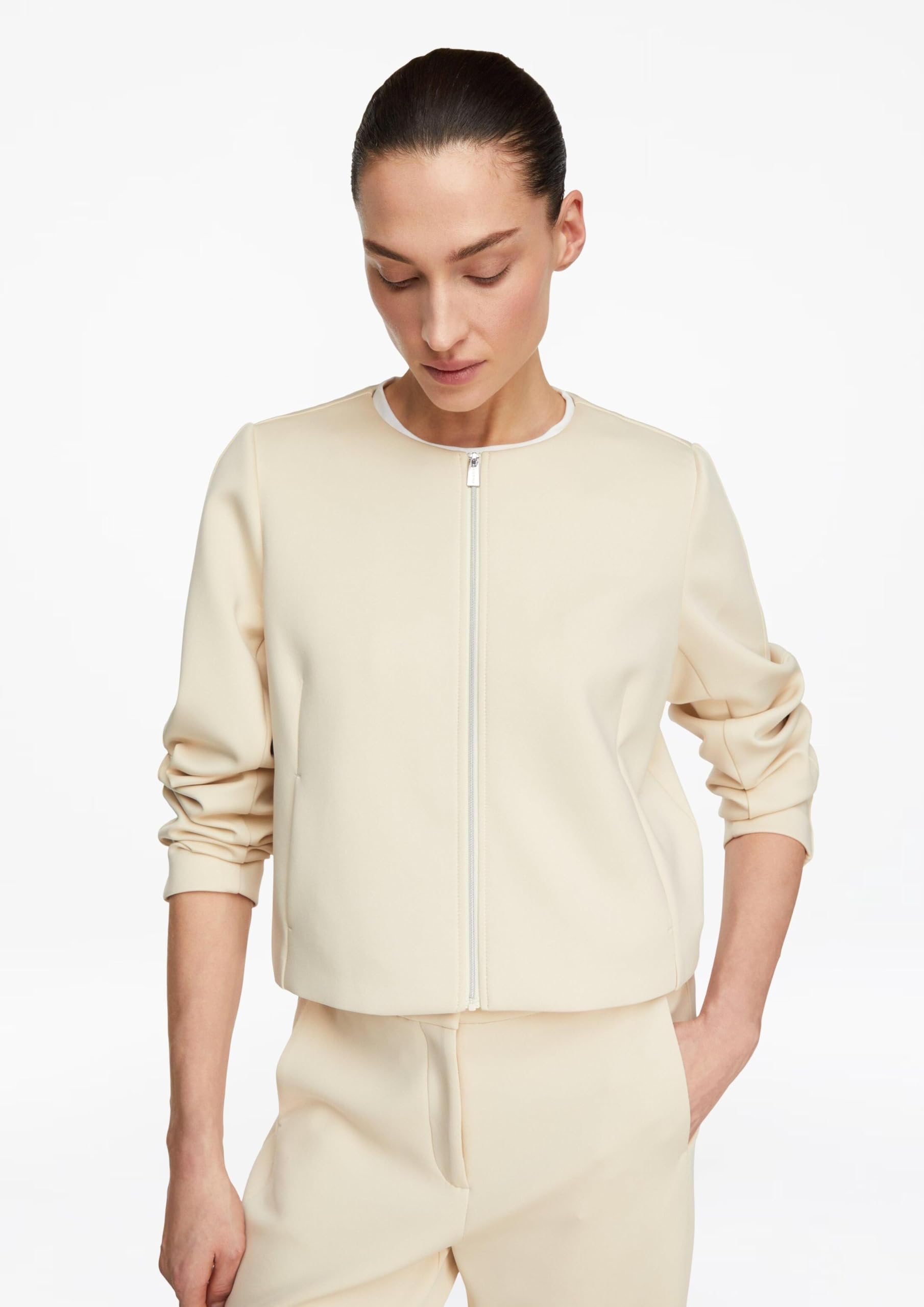 comma-jackets-kurze-scuba-jacke-grau-gr-34-leicht image 6
