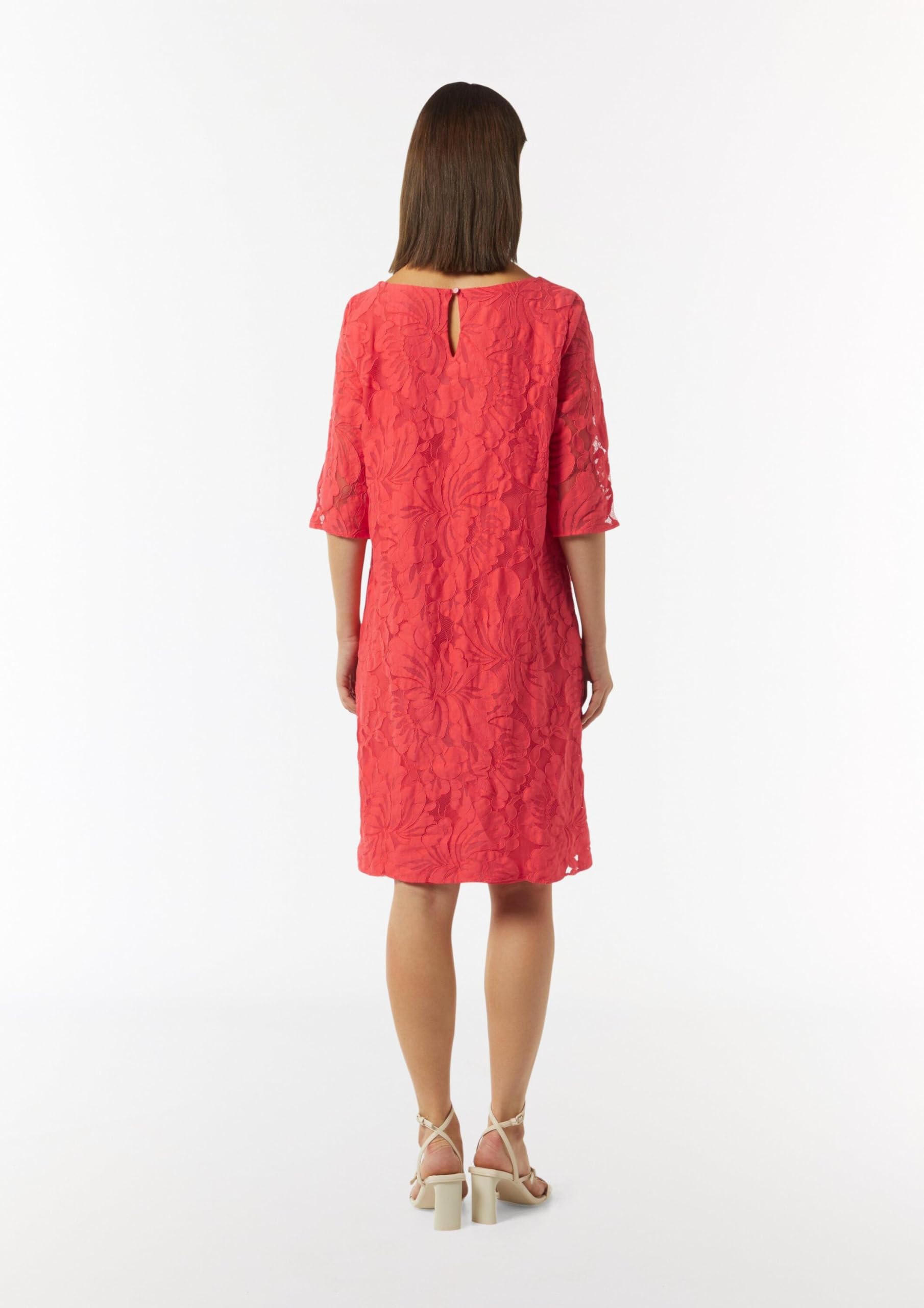 comma-spitzenkleid-pink-4294-kurz-floral image 6