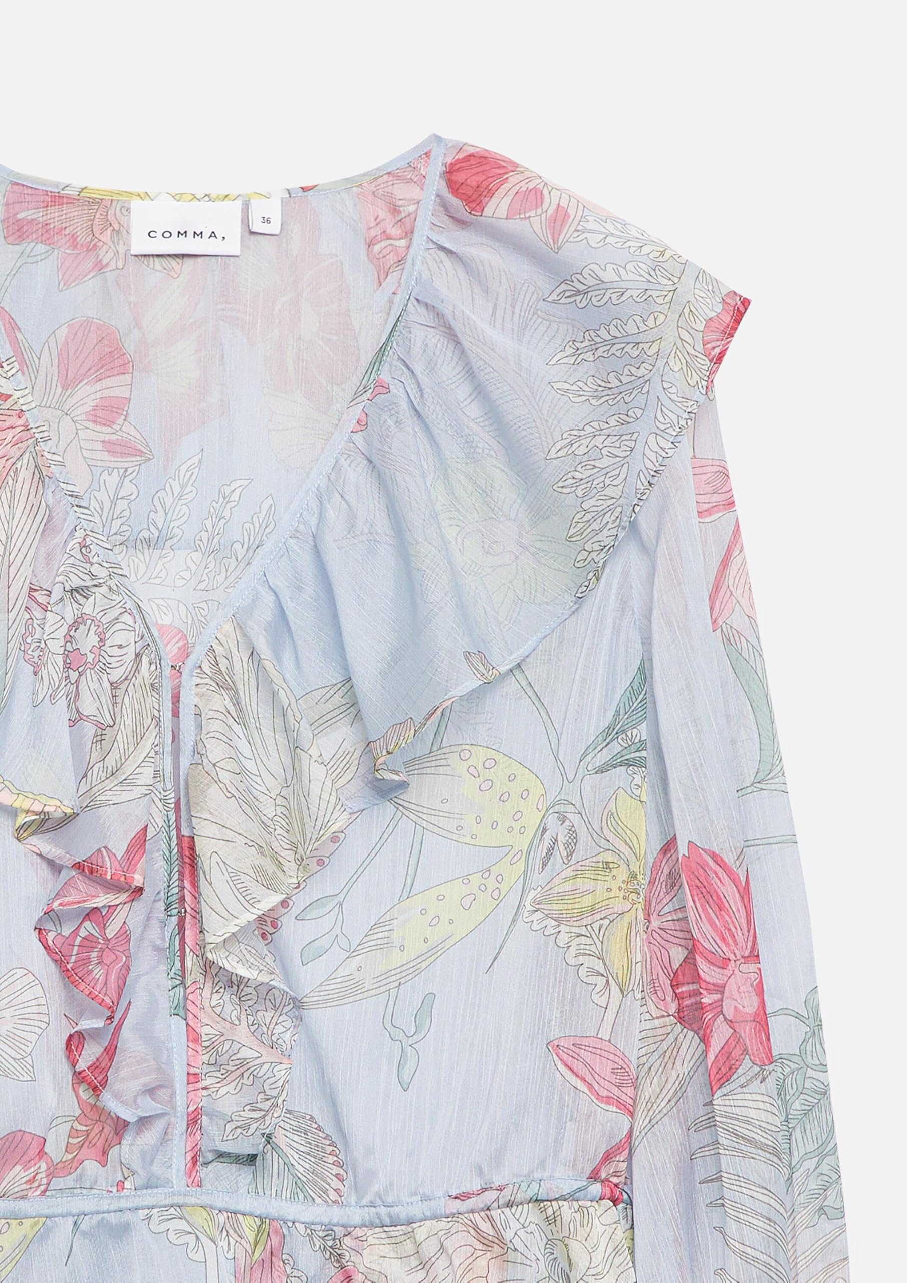 comma-blouses-chiffon-bluse-v-ausschnitt-gr-34 image 5