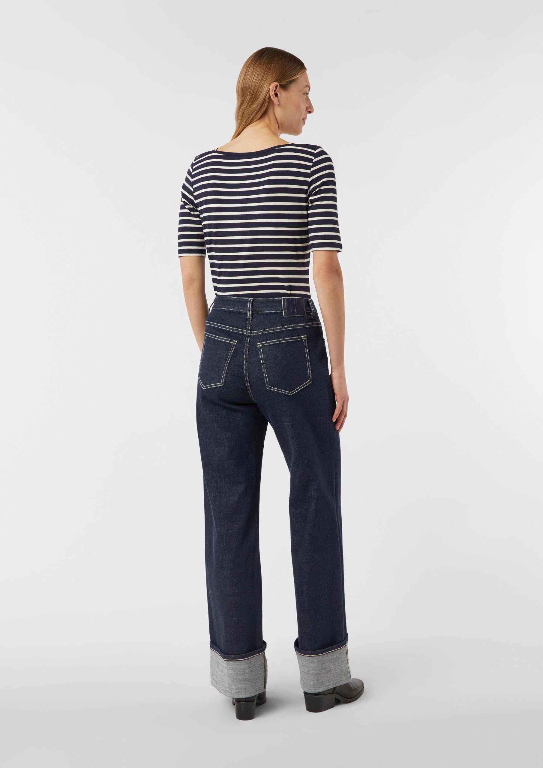 comma-streifenshirt-damen-slim-fit-viskose-gr-38 image 7