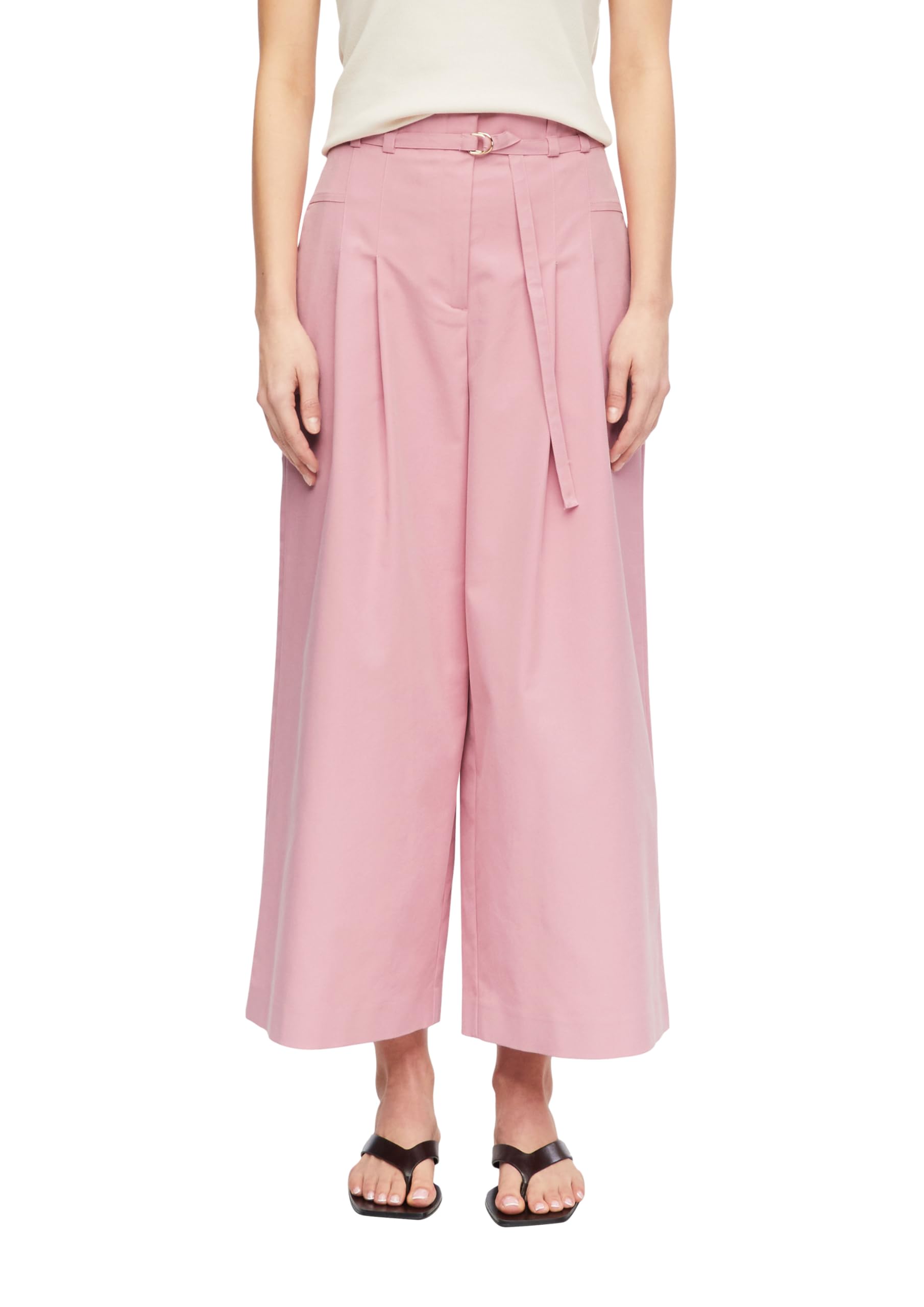 comma-trousers-wide-leg-bundfalten-high-waist-hose image 1