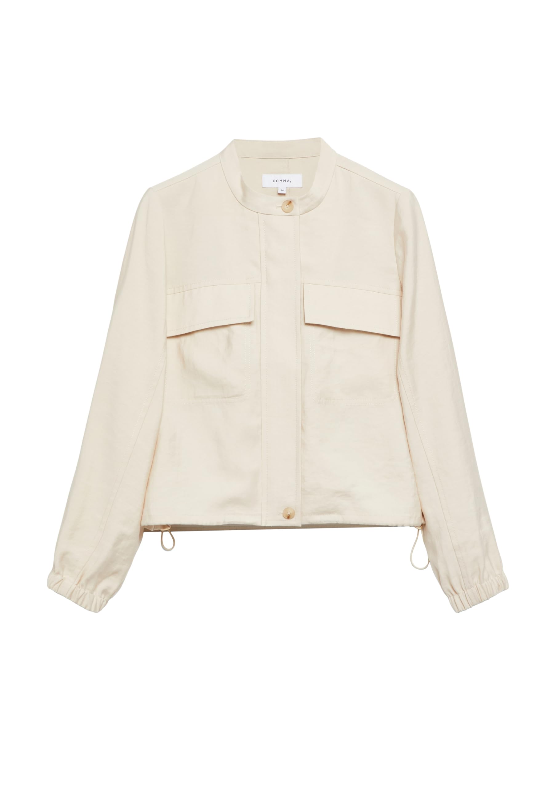 comma-indoor-jacke-boxy-fit-blouson-mit-cargotaschen image 4
