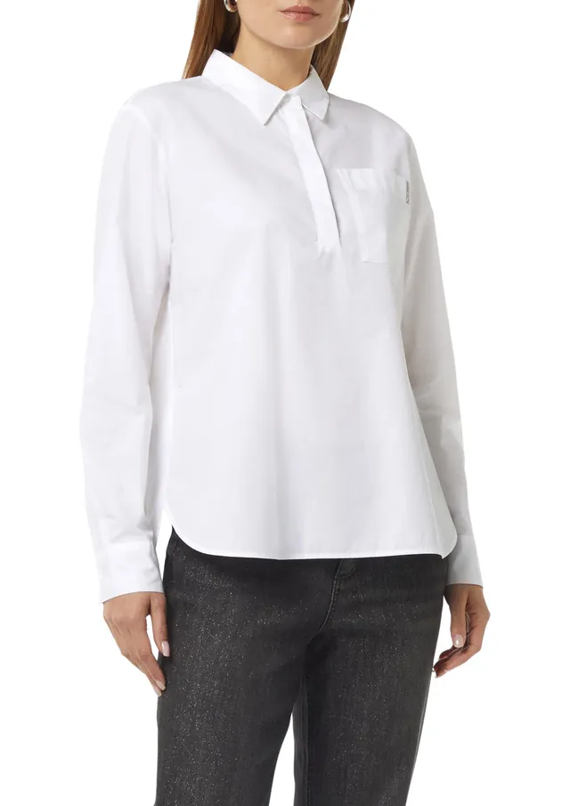 comma-2157952-popeline-bluse-damen-gr-38-knopfleiste image 1