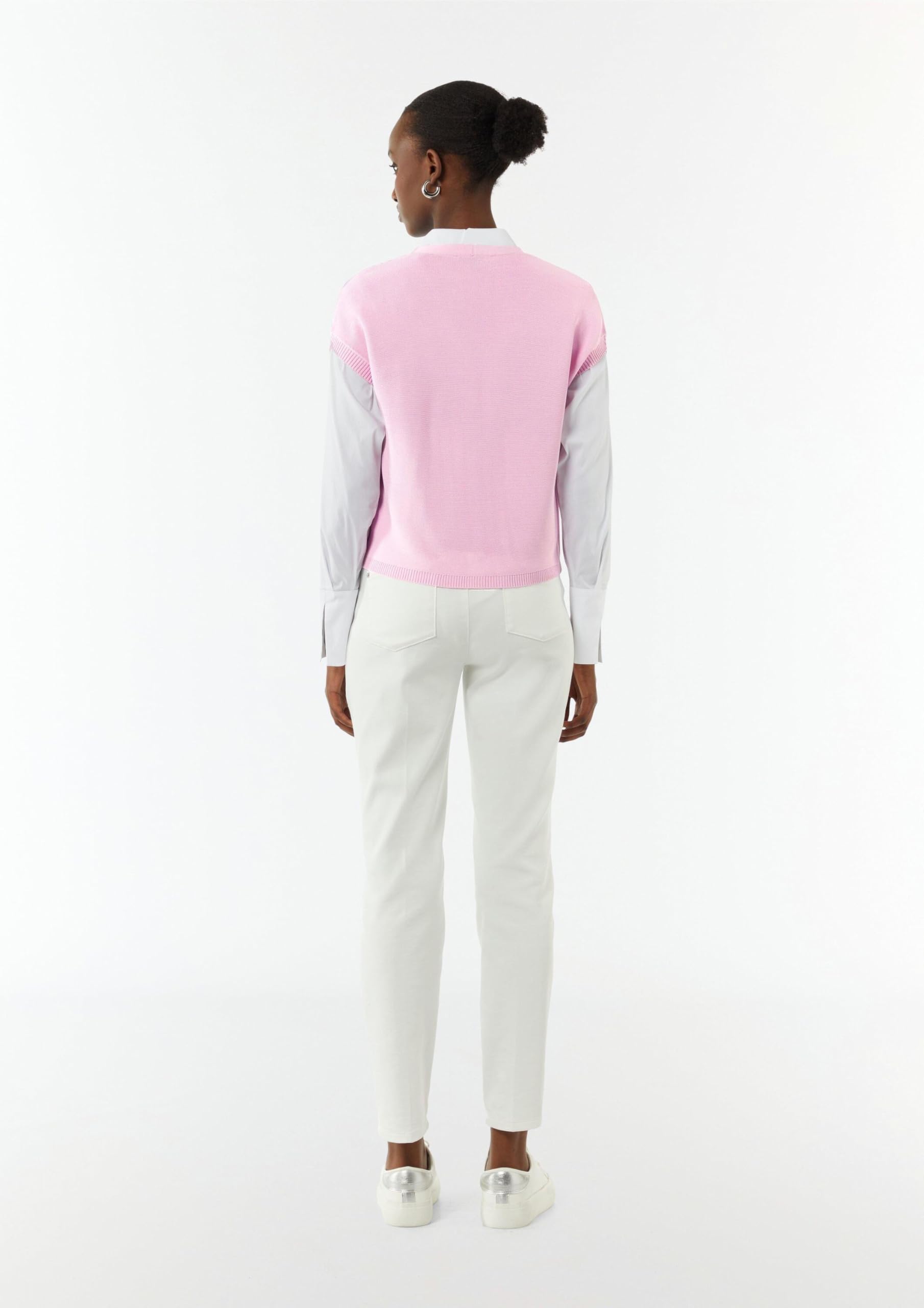 comma-strickjacke-viskosemix-cardigan-pink image 6