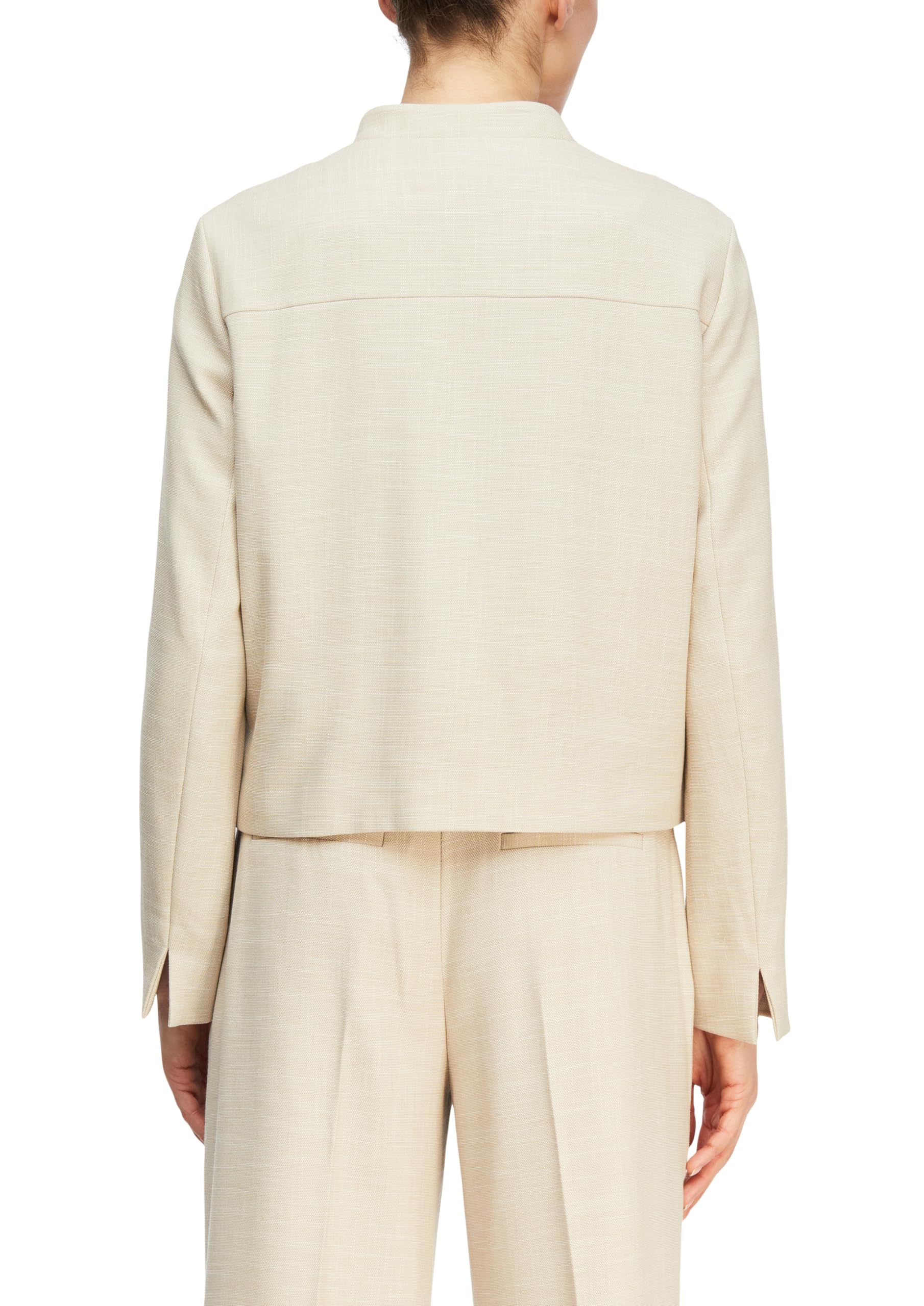 comma-indoor-jacke-boxy-rei-verschluss-gr-34-beige image 2