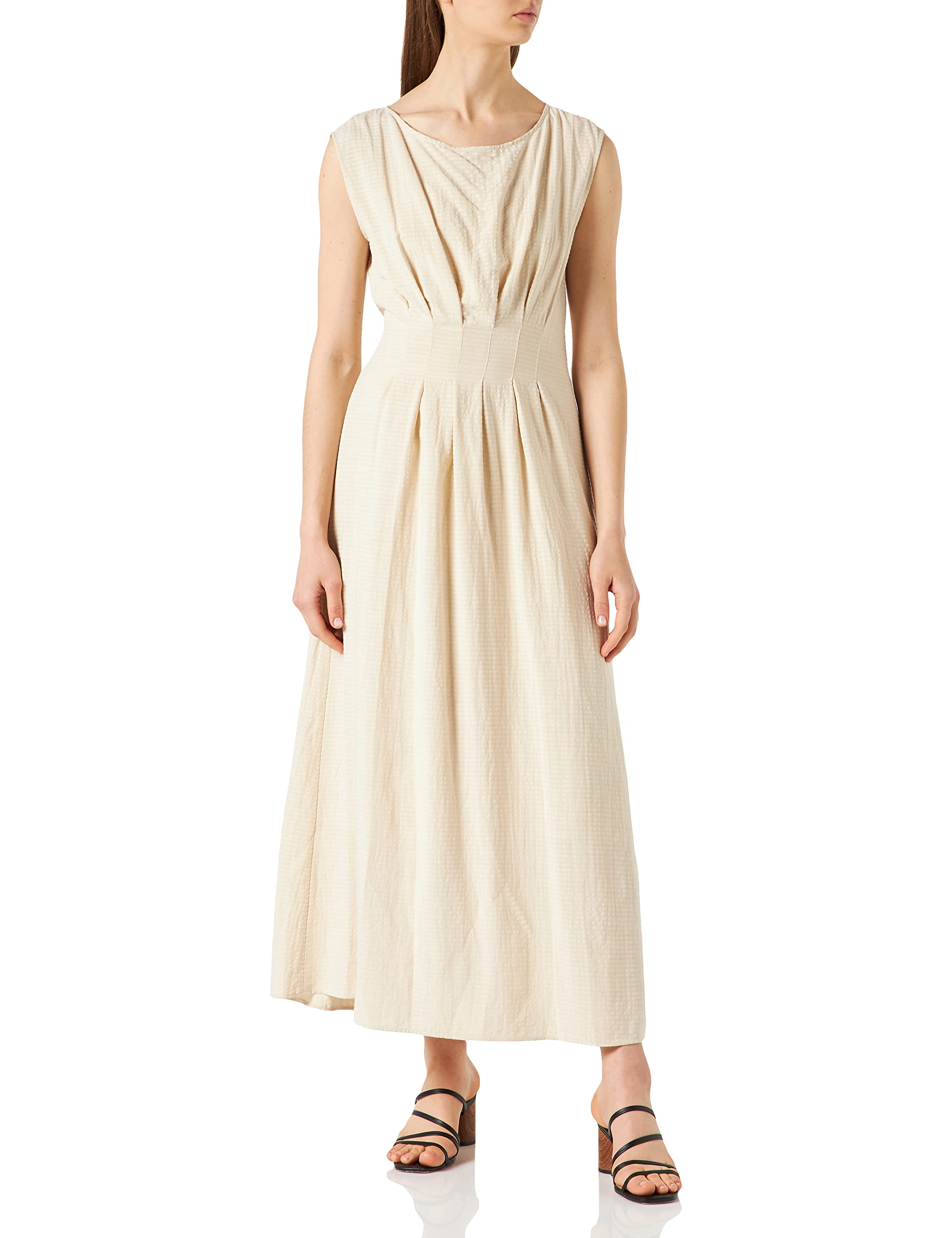 comma-kurz-kleid-beige-gr-40-raffdetail image 2