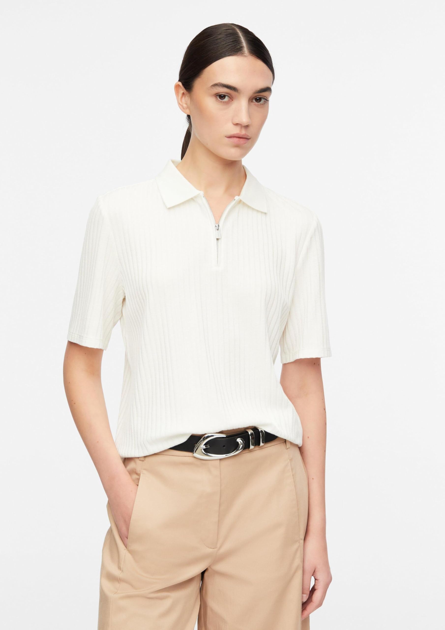 comma-2183351-t-shirt-damen-basic-kurzarm-baumwolle image 6