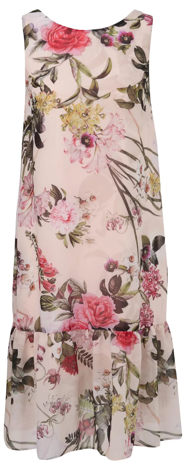 comma-kleid-damen-braun-floral-allover-print-dress image 1