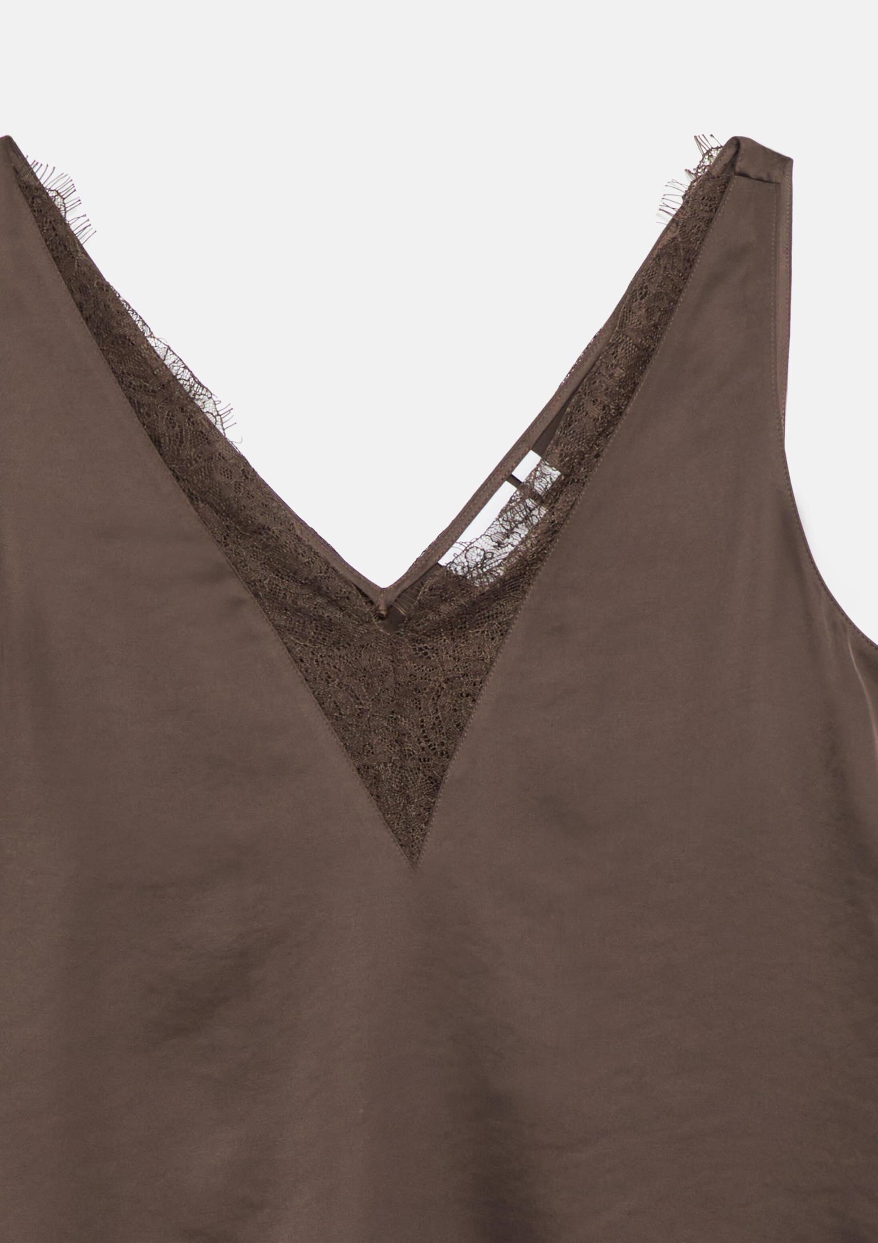 comma-bluse-v-ausschnitt-spitze-wei-satin image 5