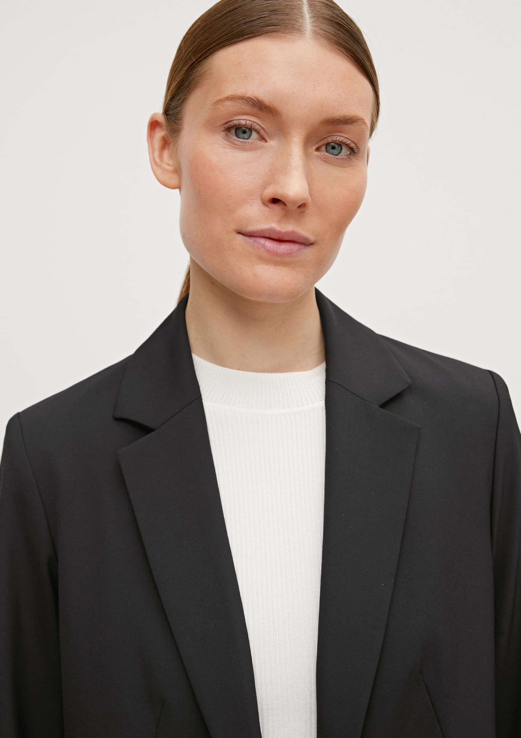 comma-blazers-2128345-blazer-gr-38-schwarz-knopfleiste image 4
