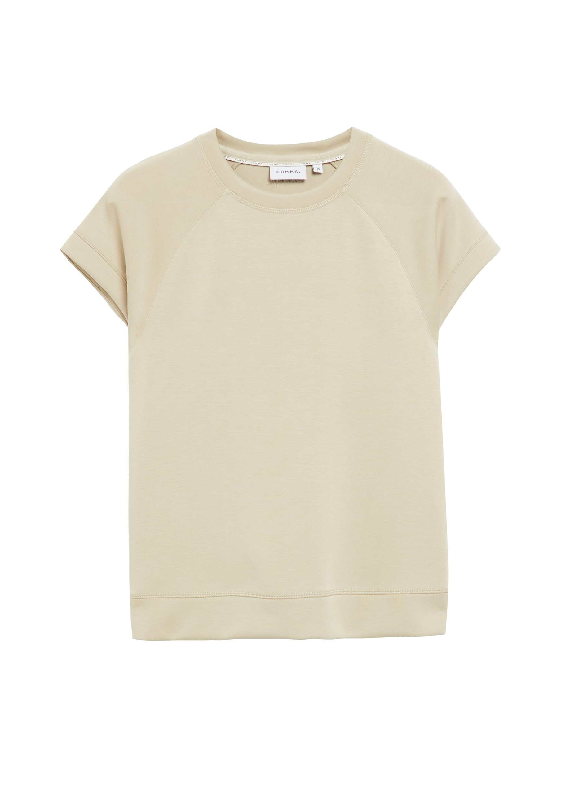 comma-damen-sweatshirt-kurzarm-rundhals-gr-44-regular-fit image 4