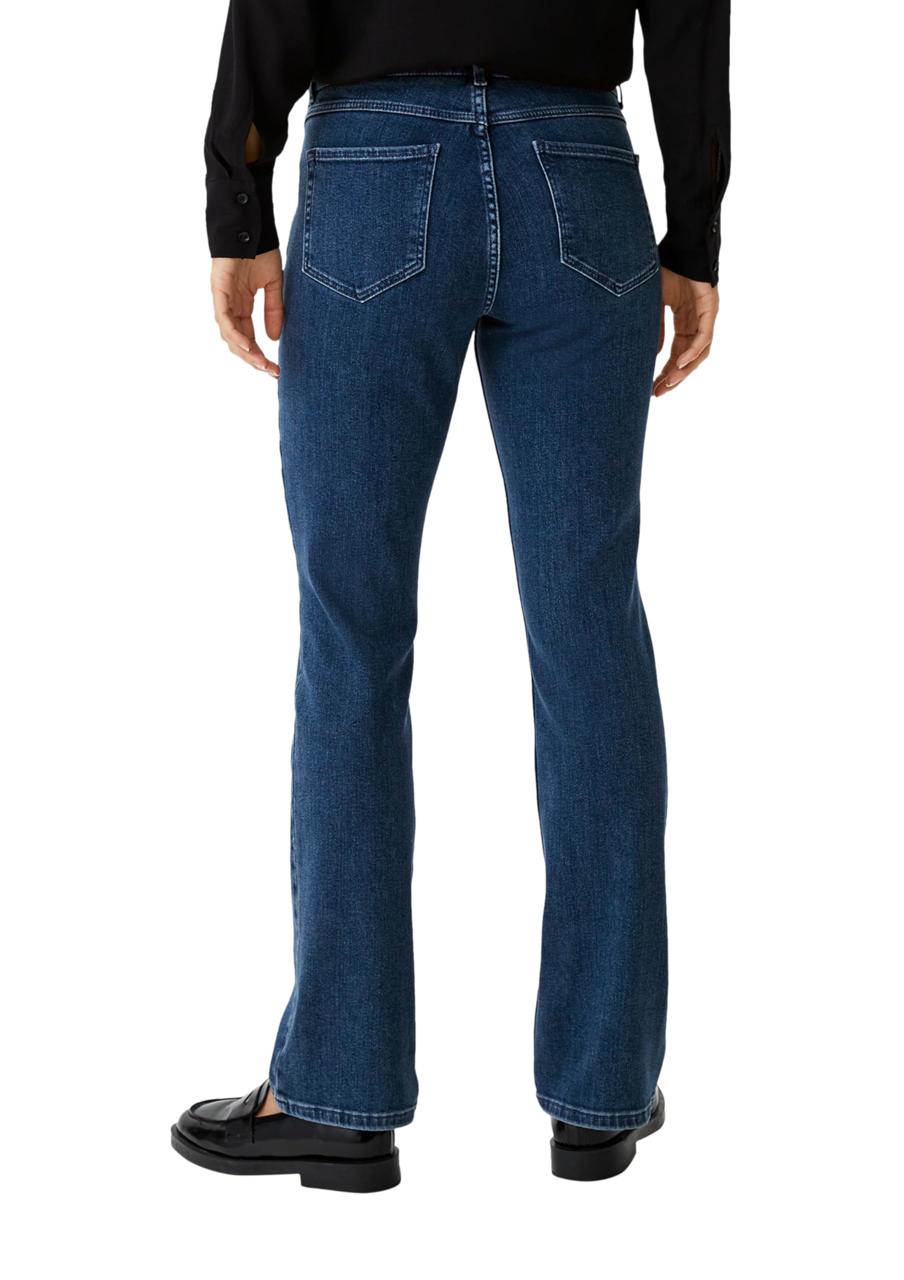 comma-jeans-damen-jeans-blau-semi-wide-leg-38w-32l image 2