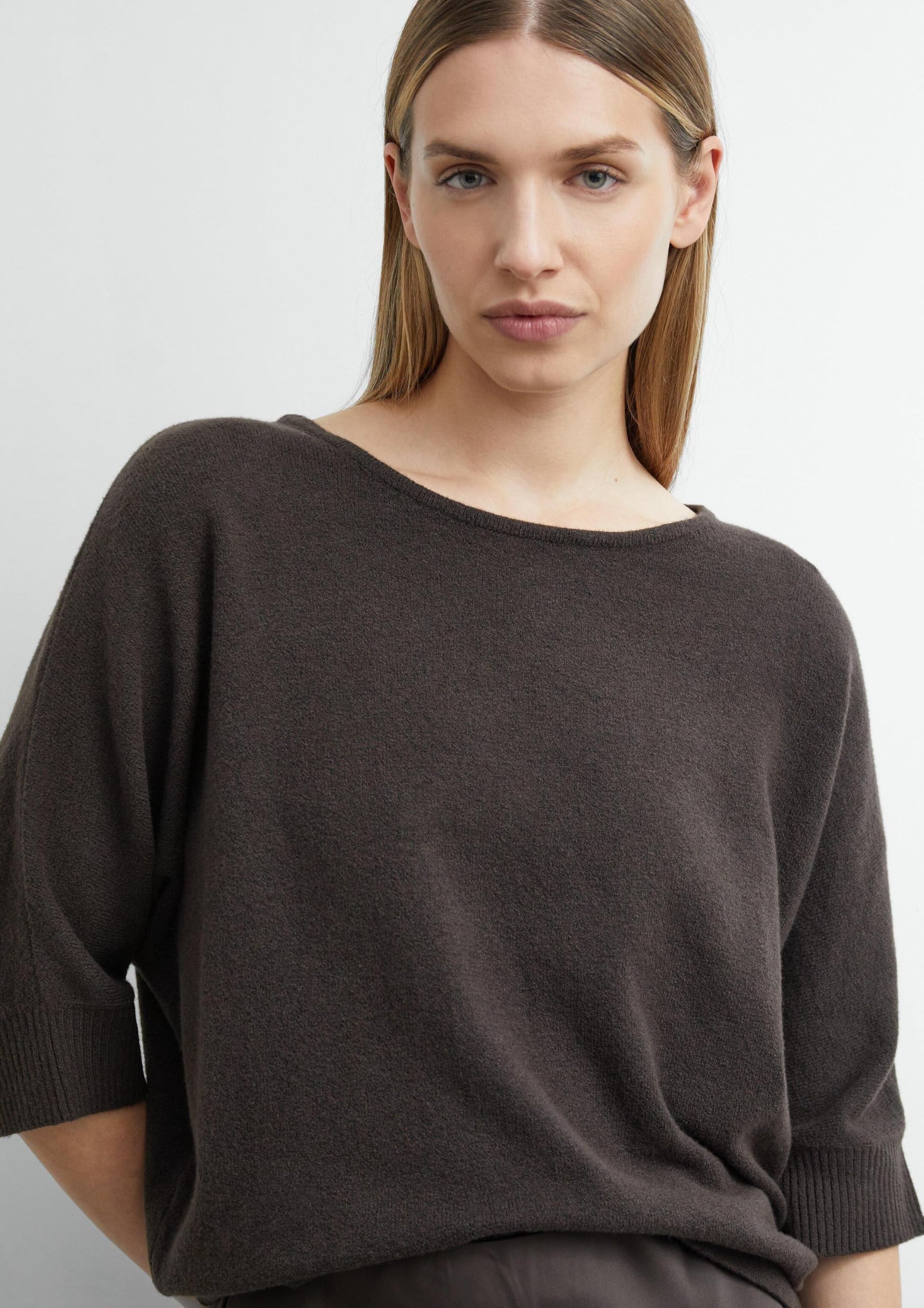 comma-strickpullover-damen-dunkelbraun-relaxed-fit-u-boot image 5