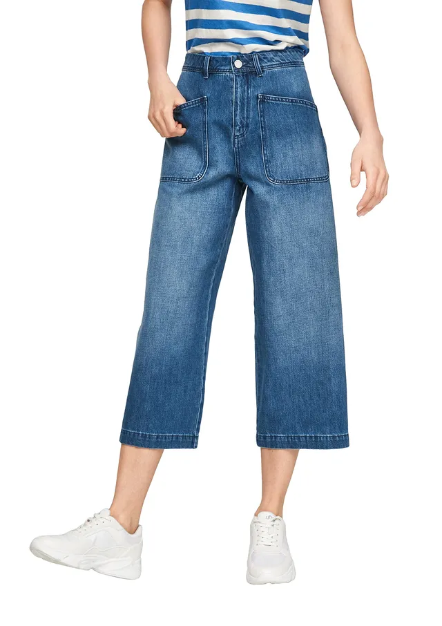 comma-culotte-damen-jeans-denim-regular-fit image 1