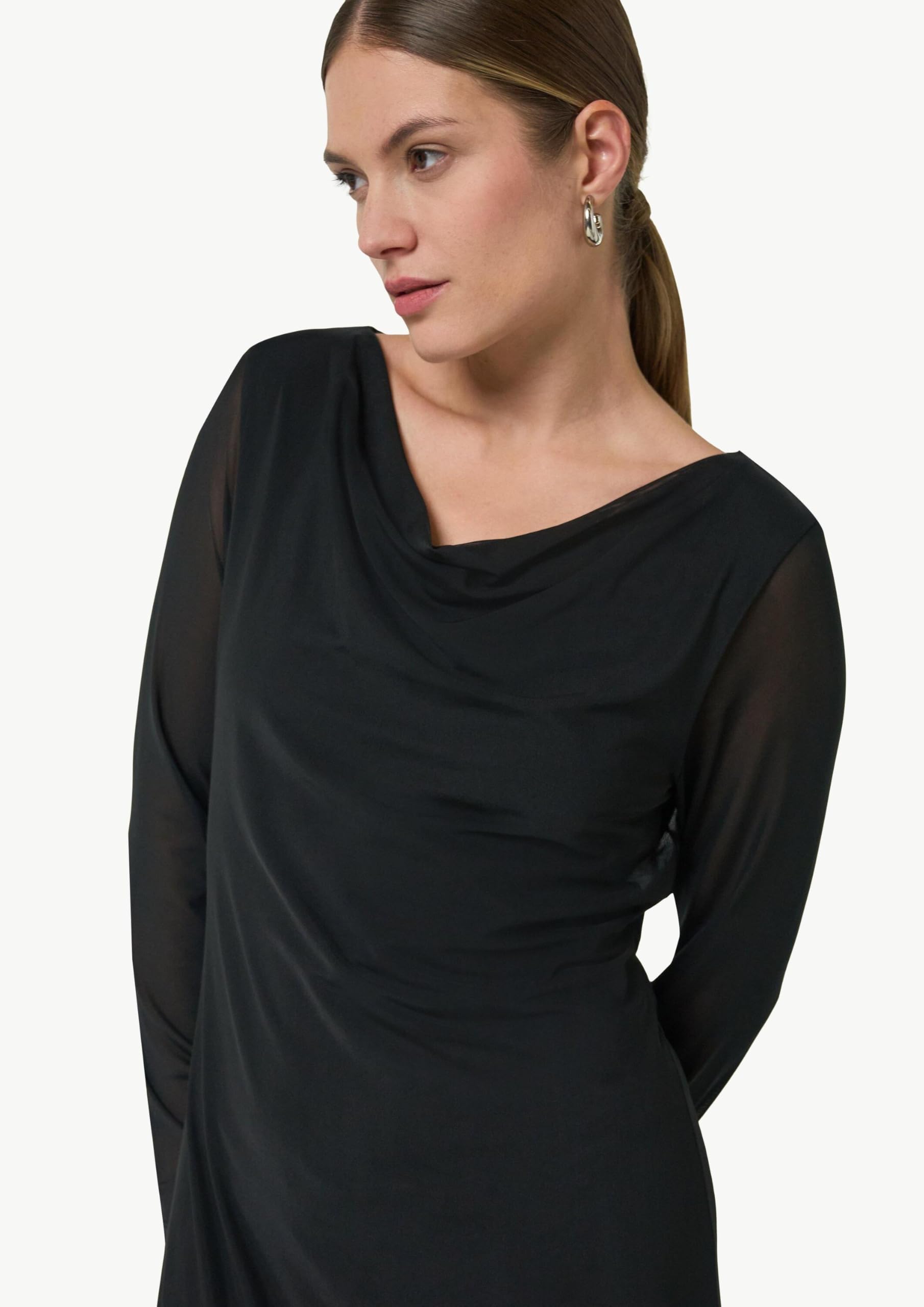 comma-2158110-kleid-mit-mesh-damen-kleid-gr-e-40 image 4