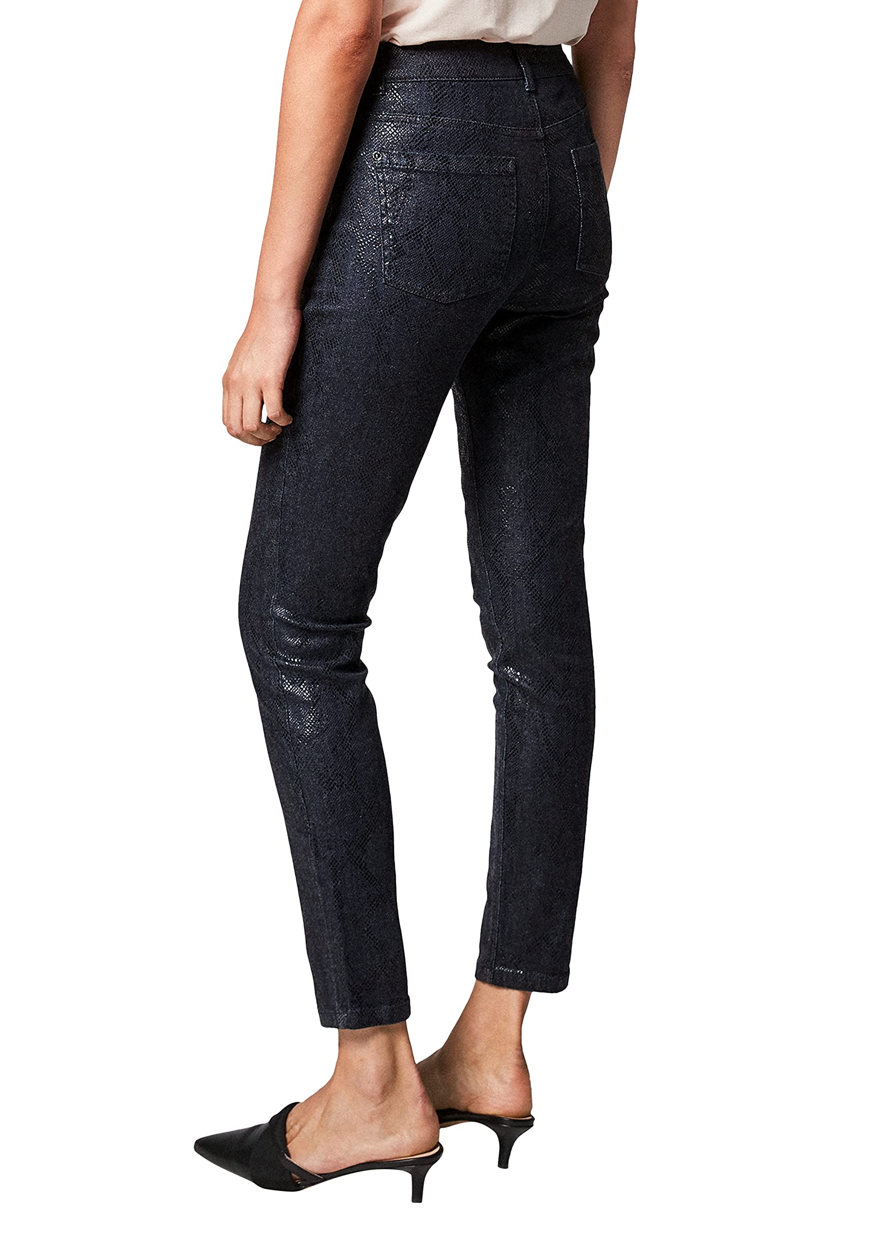 comma-jeans-snake-muster-schmal-damen image 7