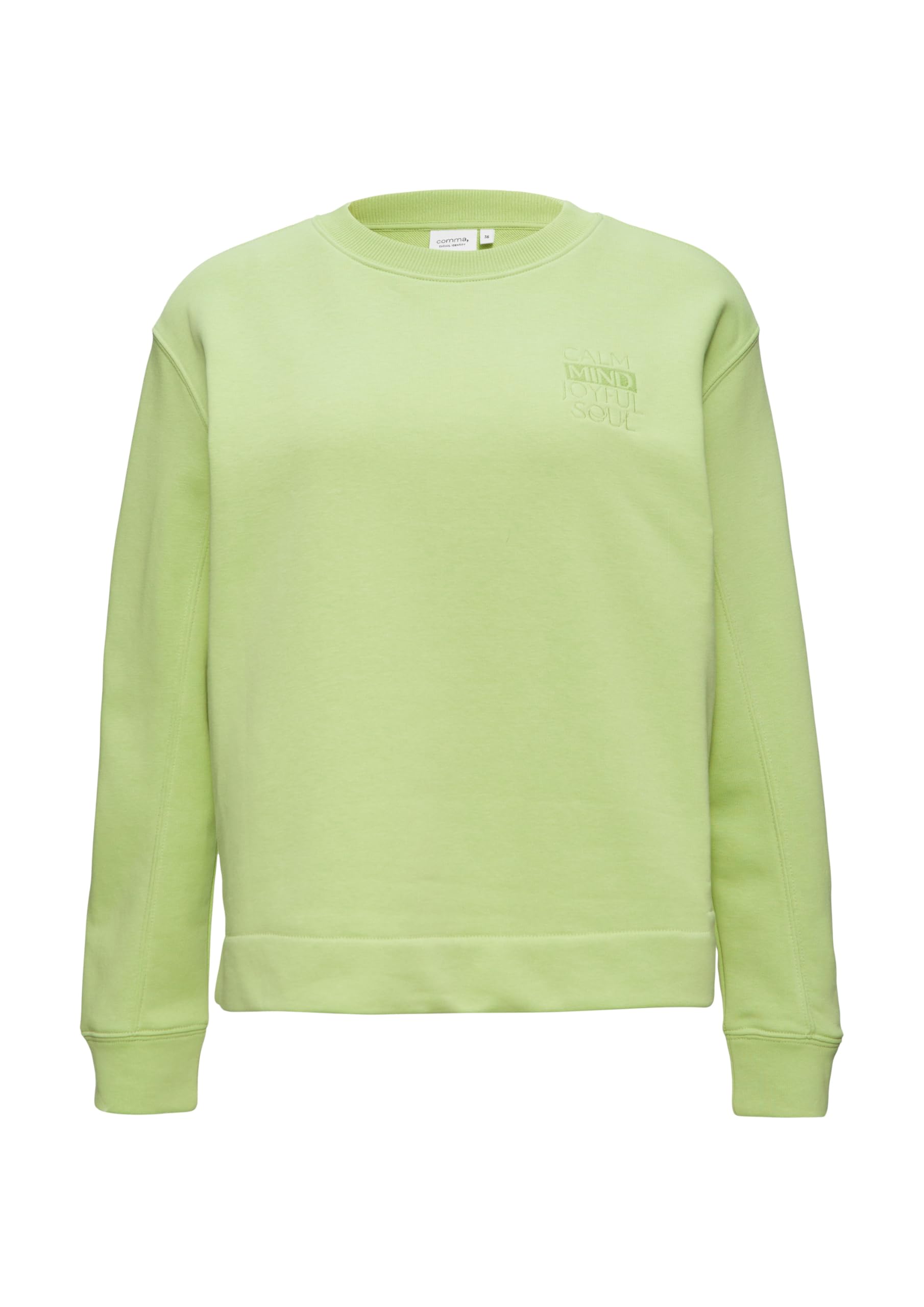 comma-sweatshirt-baumwollmix-damen-mit-stickerei image 4
