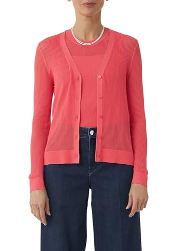 comma-feinstrick-cardigan-slim-fit-v-ausschnitt-strickjacke image 8