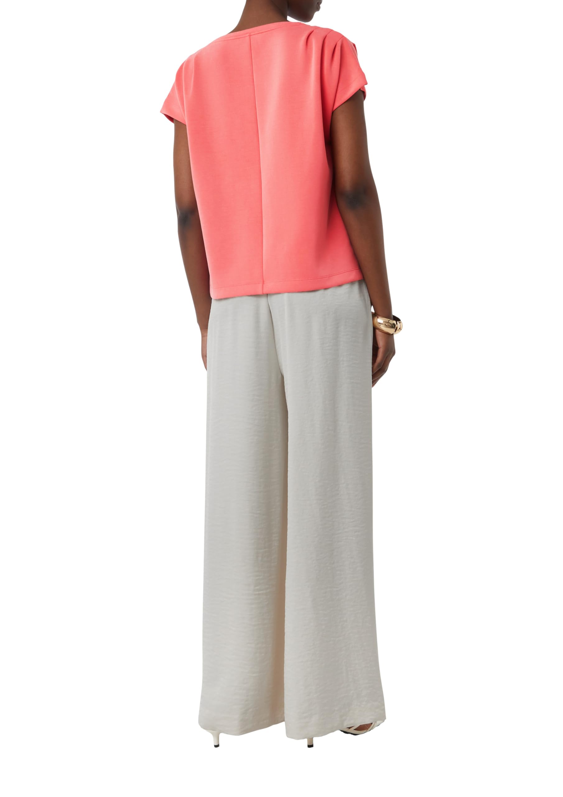 comma-sweatshirt-kurzarm-damen-gr-e-40-braun image 4