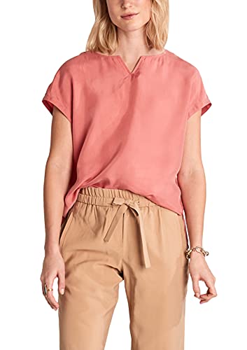 comma-damen-kurzarm-bluse-basic-ausschnitt image 8