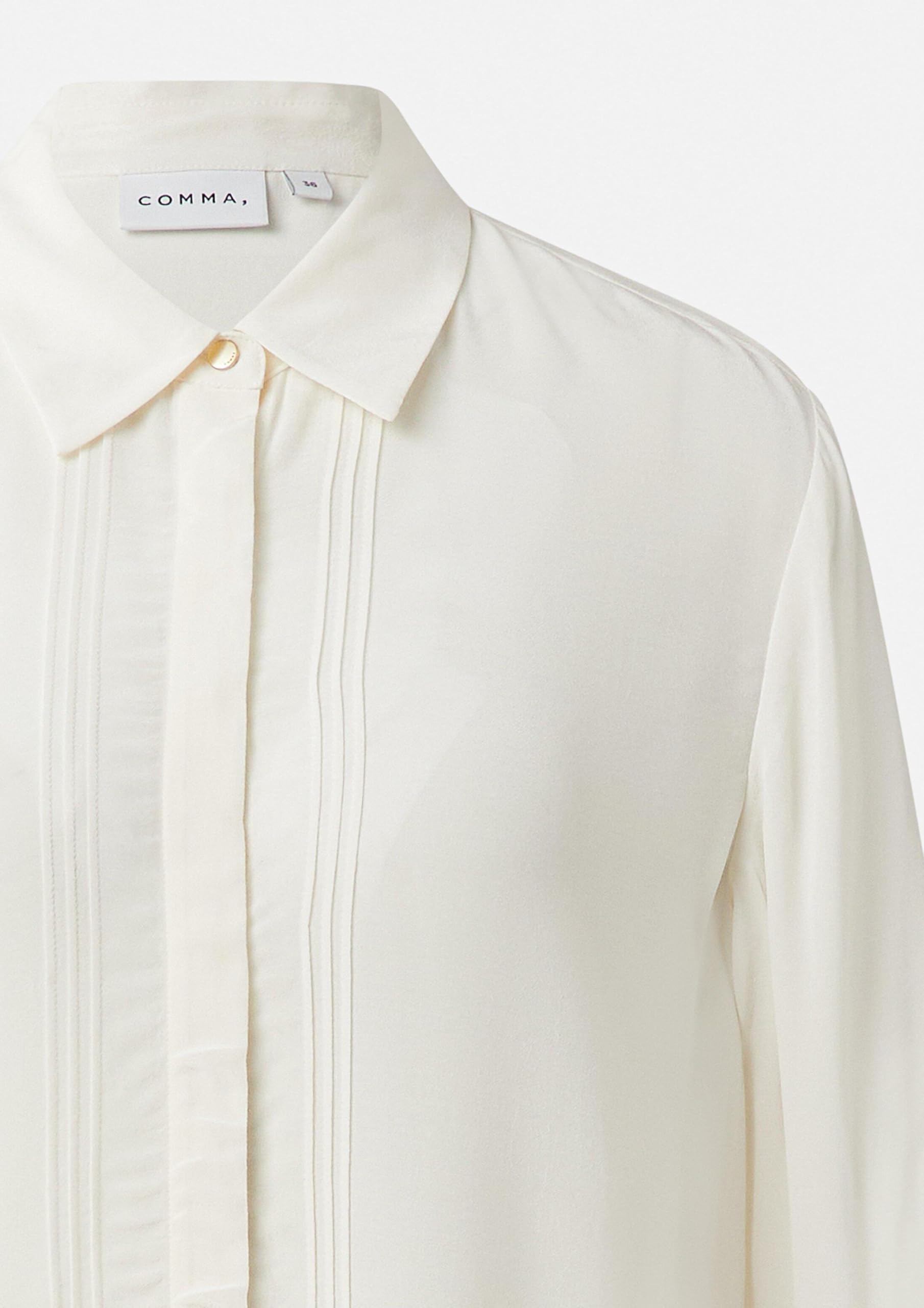 comma-blouses-hemdbluse-wei-gr-e-38-biesen image 6