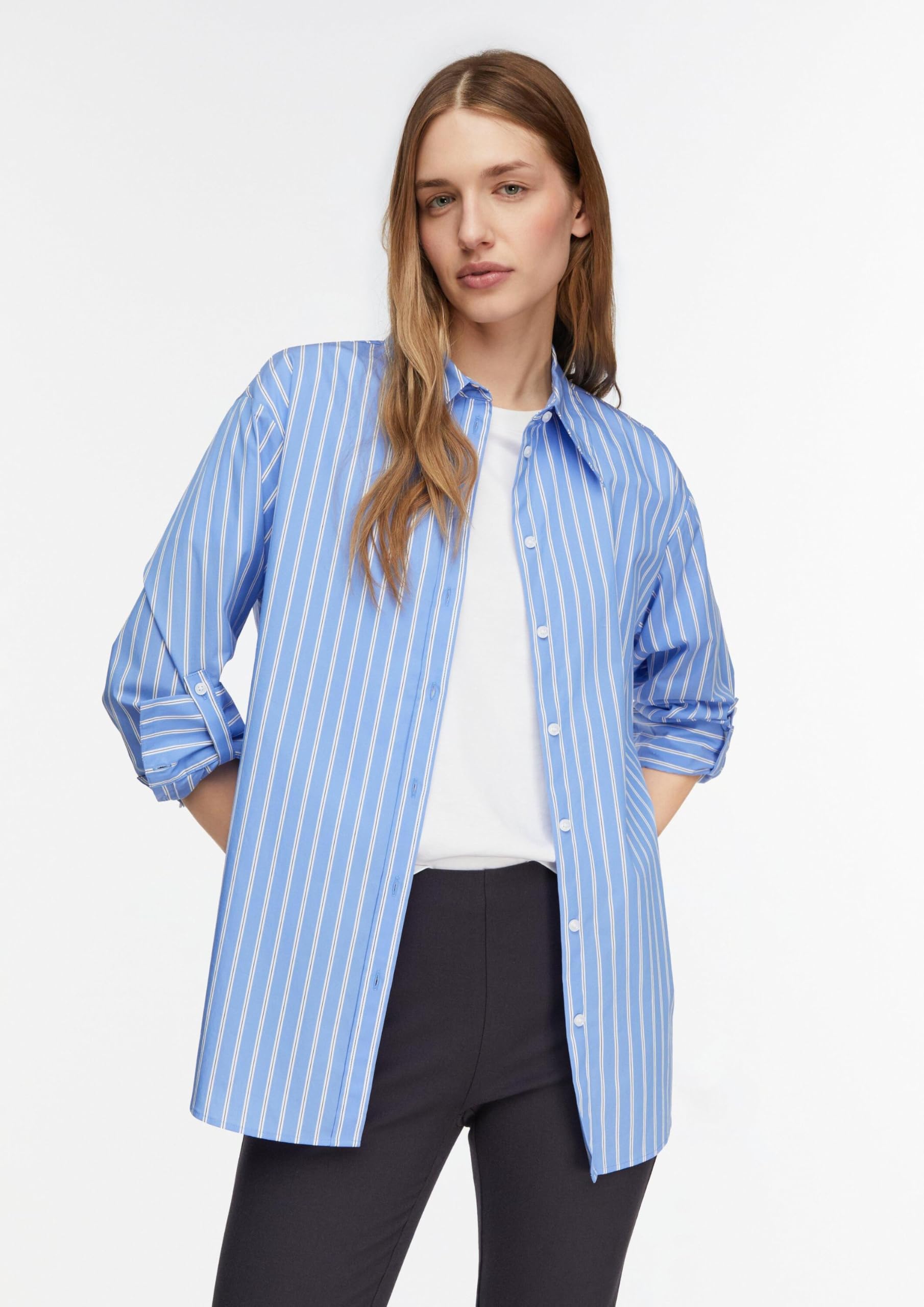 comma-oversize-bluse-popeline-langarm-gr-44 image 6