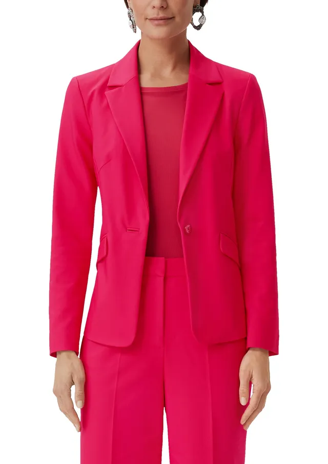 comma-blazer-baumwollmix-damen-klassisch image 1