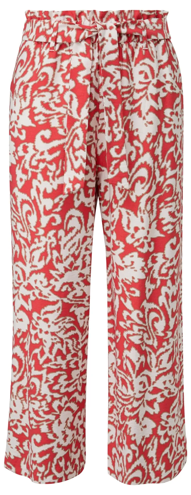 comma-stoffhose-flare-koralle-print-gr-34-46 image 1