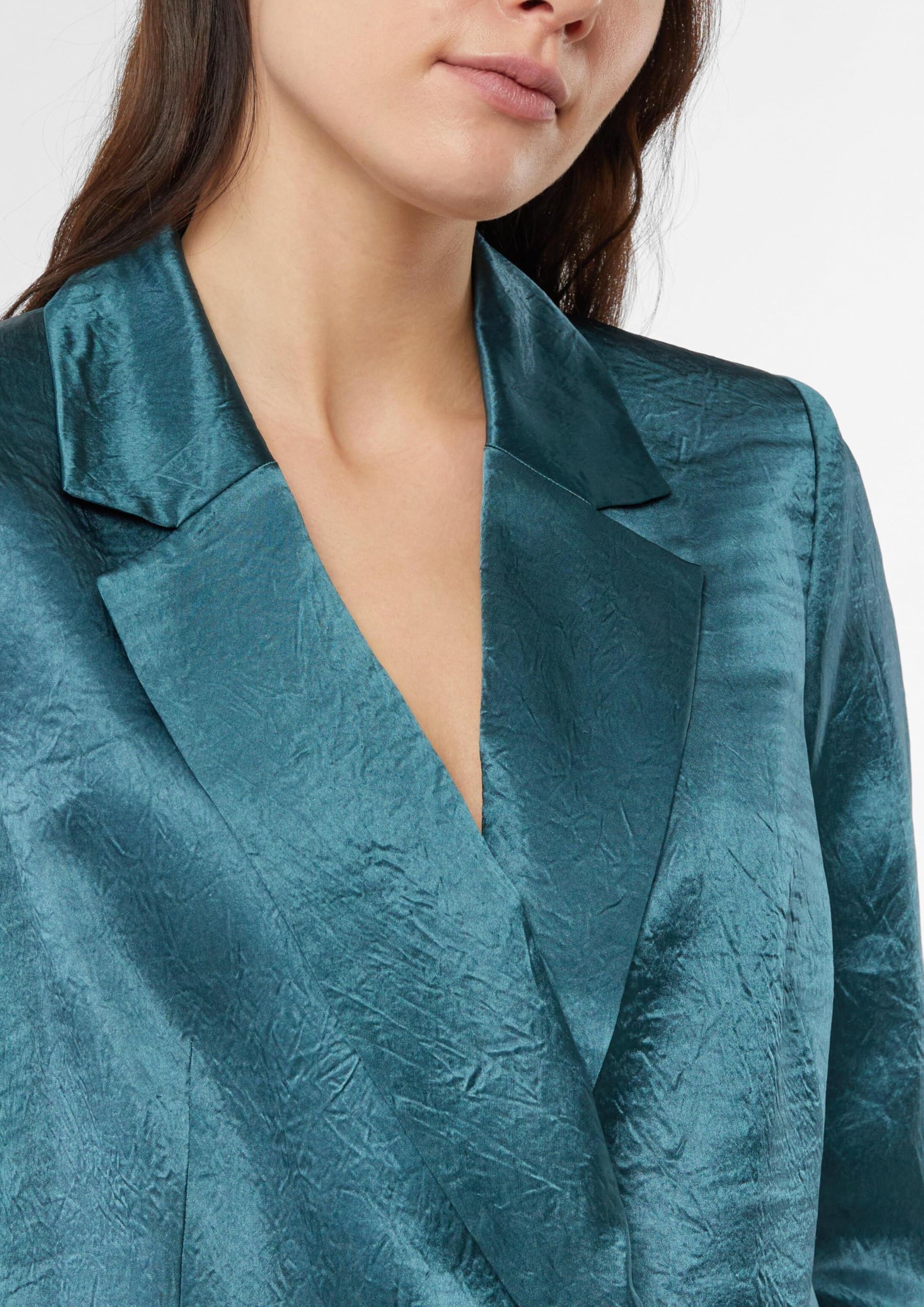 comma-blazer-crinkle-satin-tailliert-loose-fit image 4