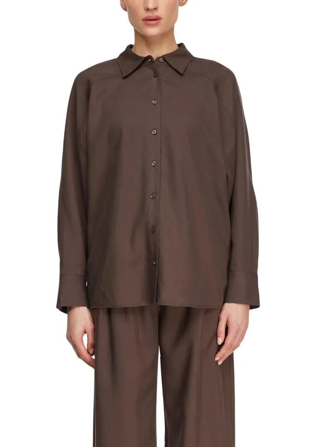 comma-blouses-bluse-gr-36-oversize-lyocell-leinen image 1