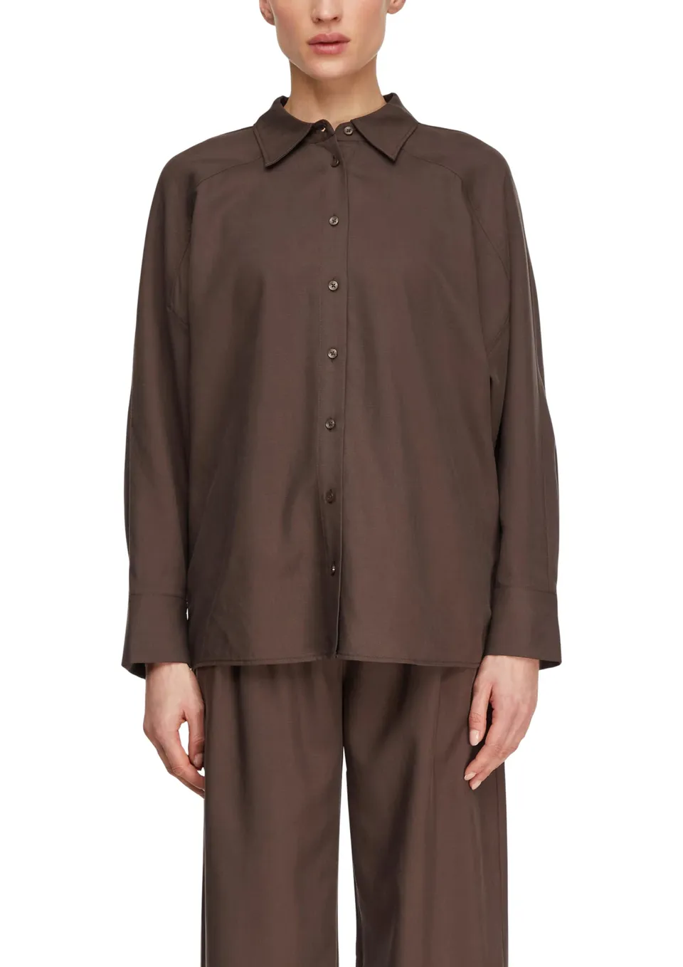 comma-blouses-bluse-gr-36-oversize-lyocell-leinen image 1