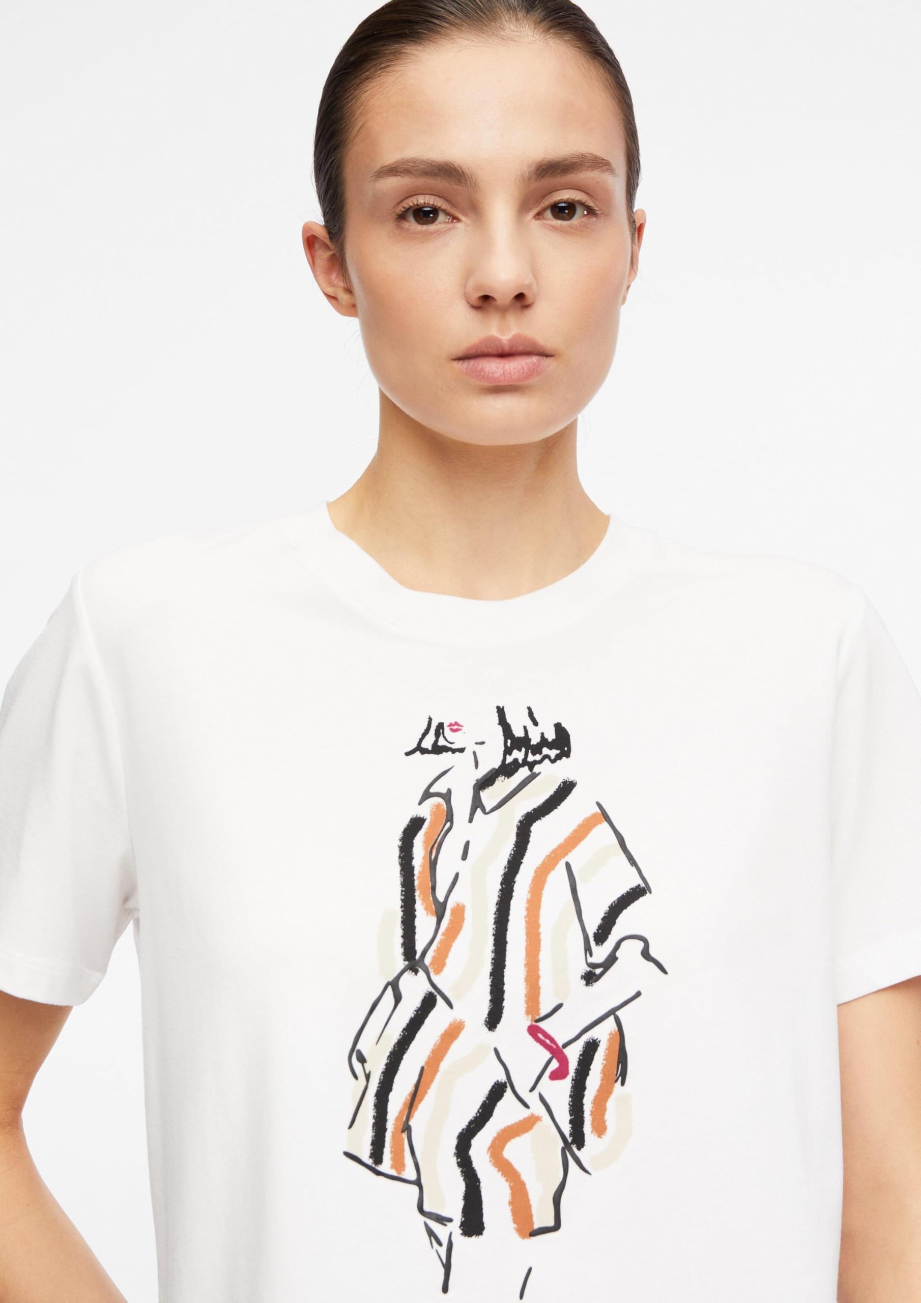 comma-tops-jersey-t-shirt-wei-gr-44-print image 3