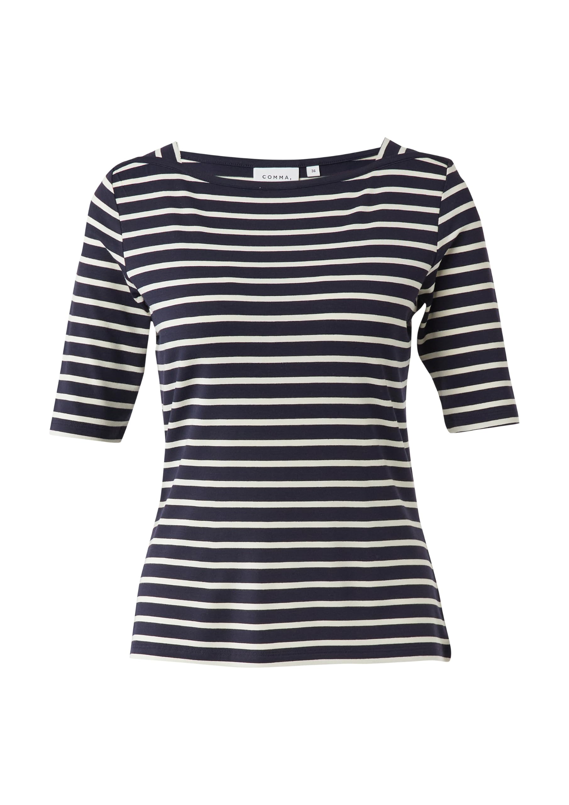 comma-streifenshirt-damen-slim-fit-viskose-gr-38 image 4