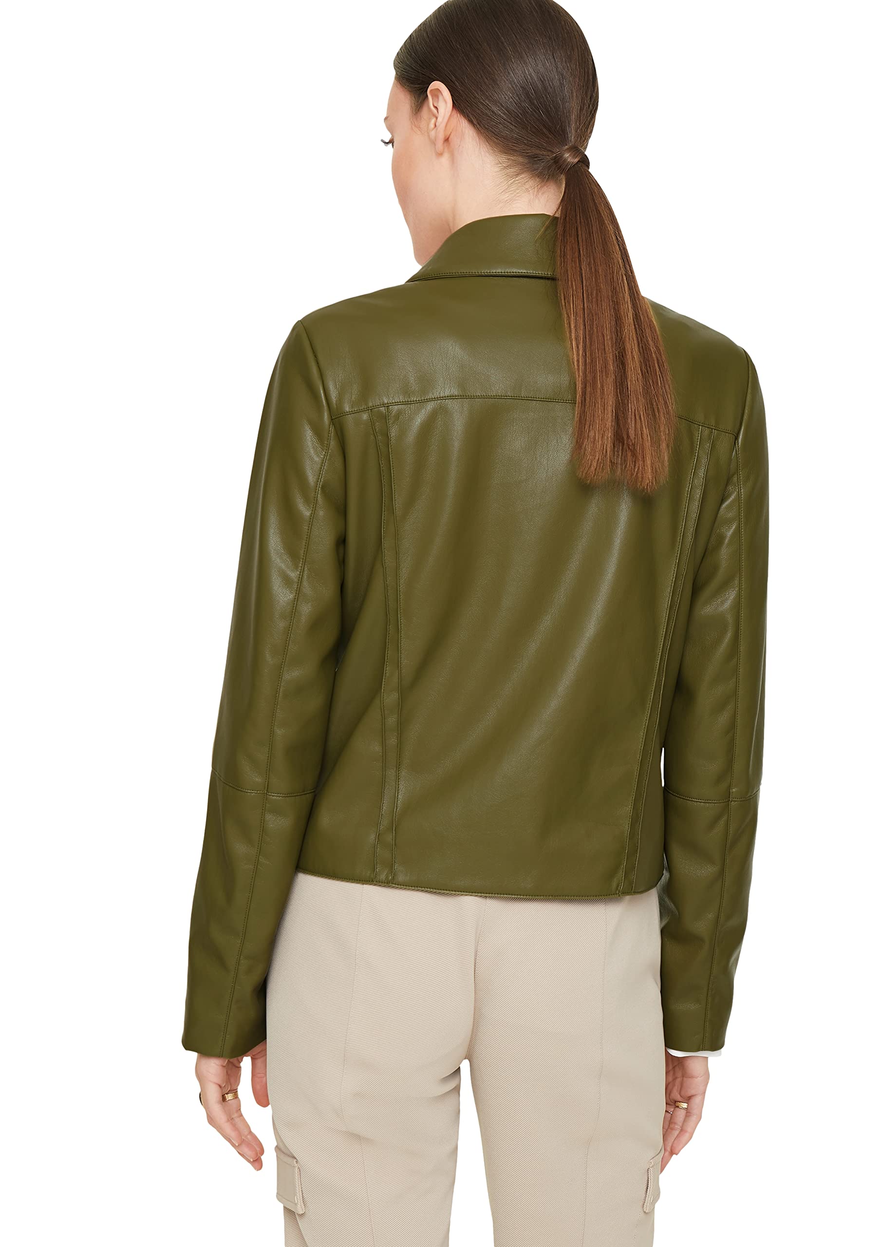 comma-jacke-glattleder-optik-gr-n-kurzgr-38 image 3