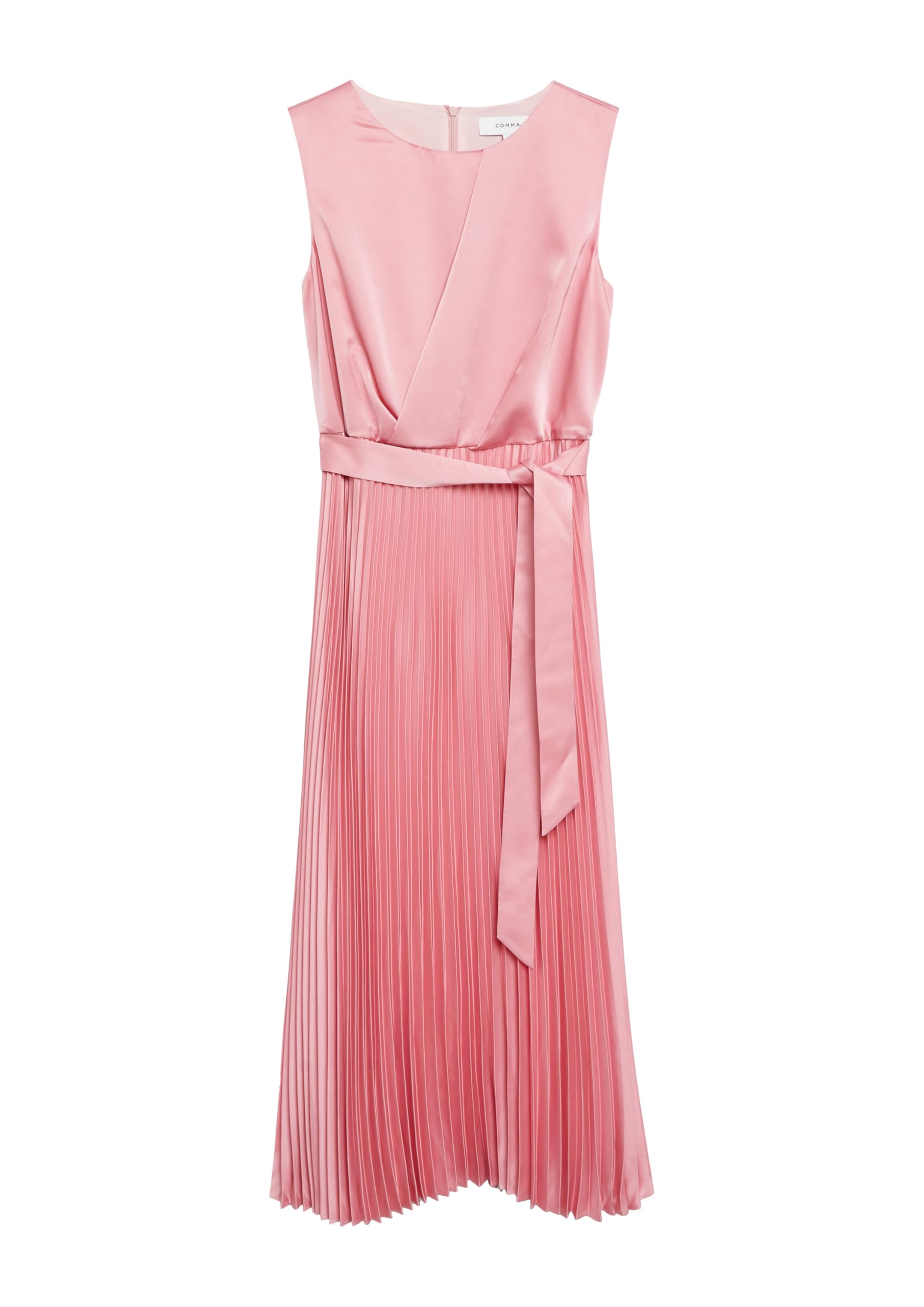 comma-satinkleid-mit-pliss-e-rock-kleid-gr-38-rmellos image 3