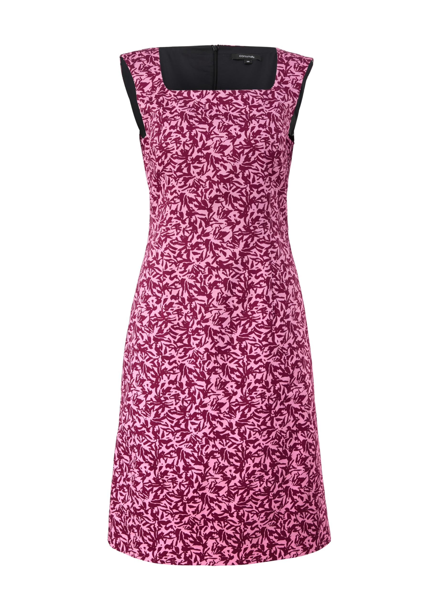 comma-kleid-baumwollstretch-gr-40-pink-kurz image 4