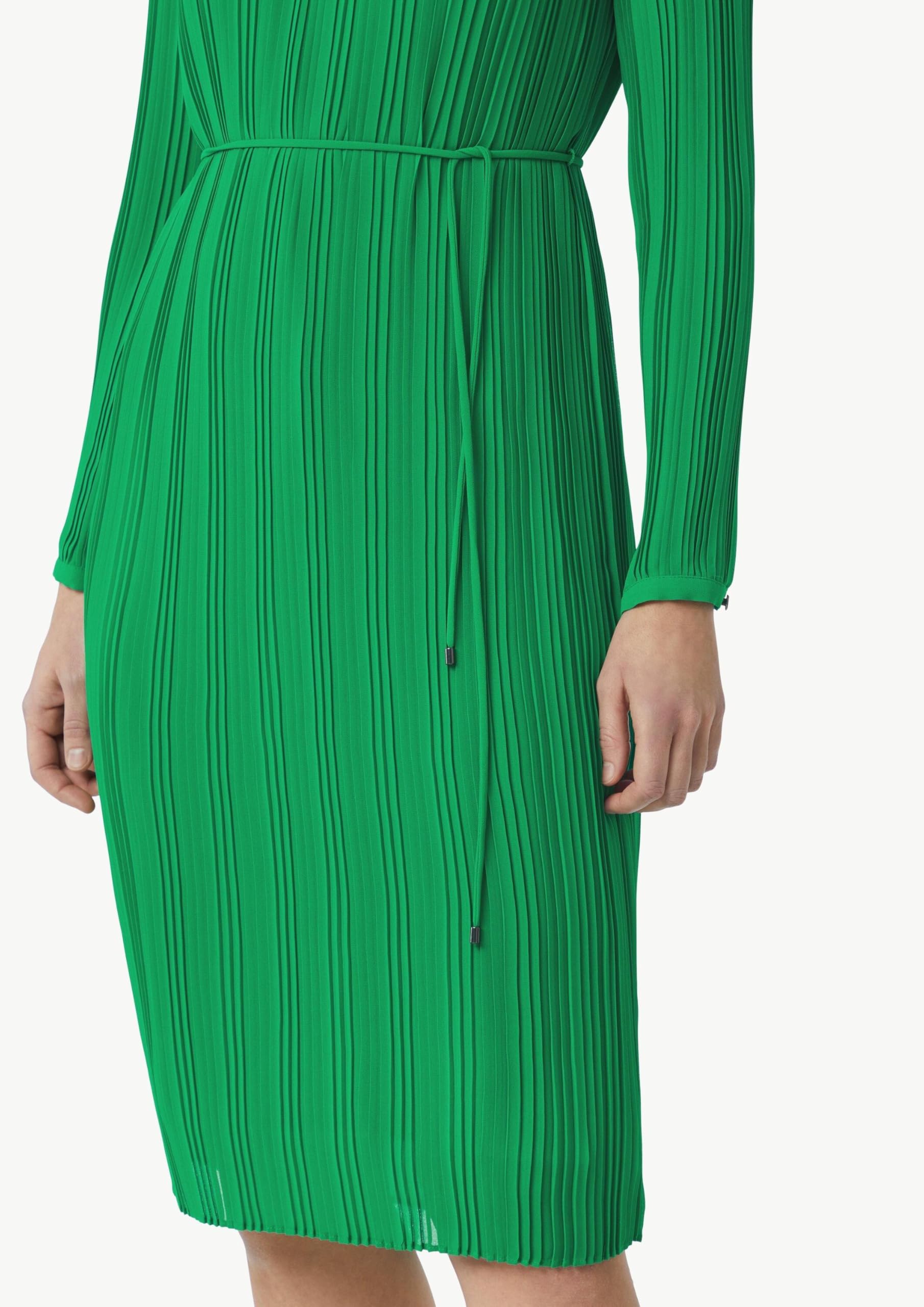 comma-dresses-midikleid-gr-40-plissiert-mit-bindeg-rtel image 4
