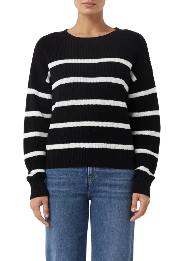 comma-strickpullover-relaxed-fit-streifen-pullover image 1