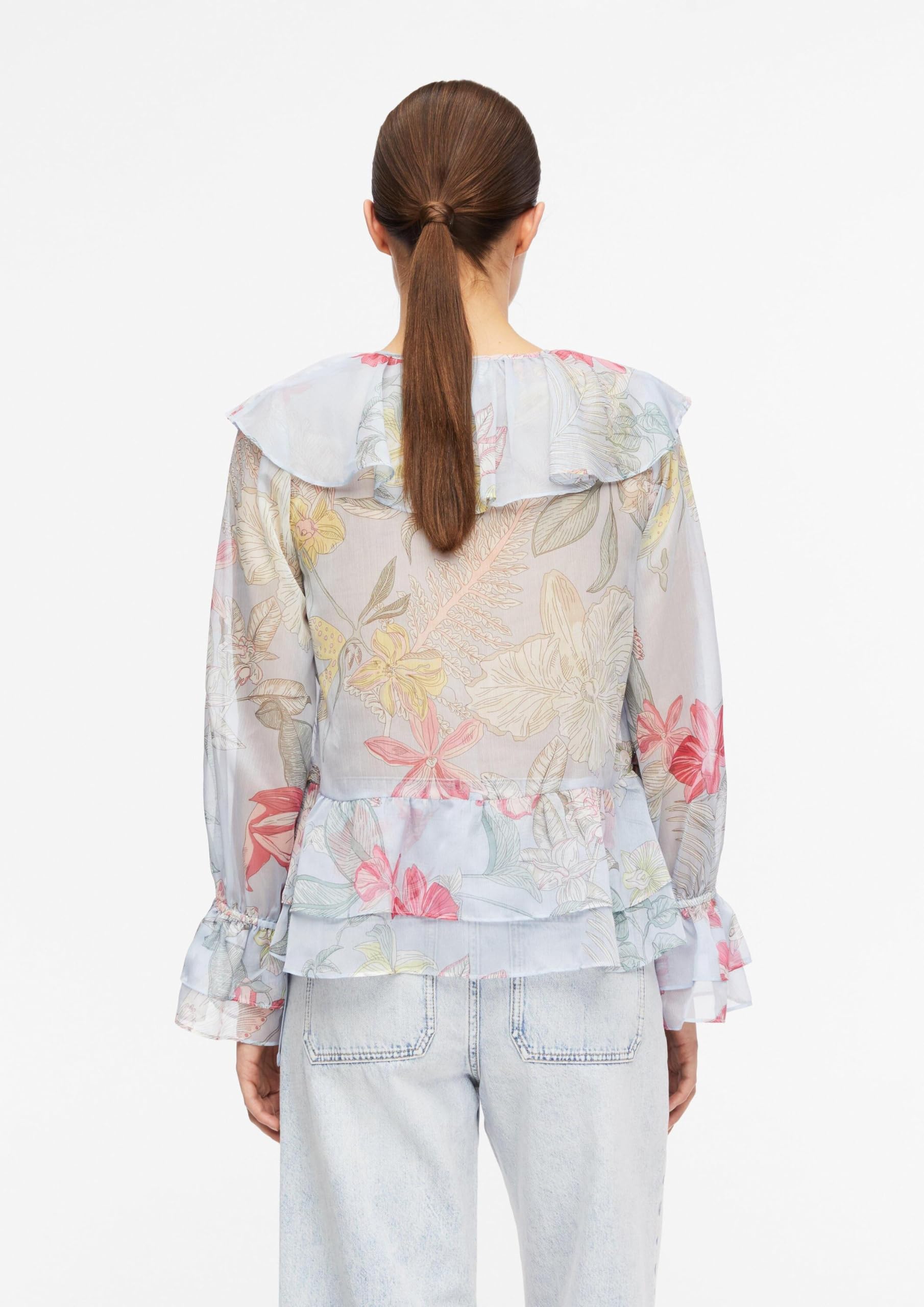comma-blouses-chiffon-bluse-v-ausschnitt-gr-34 image 7
