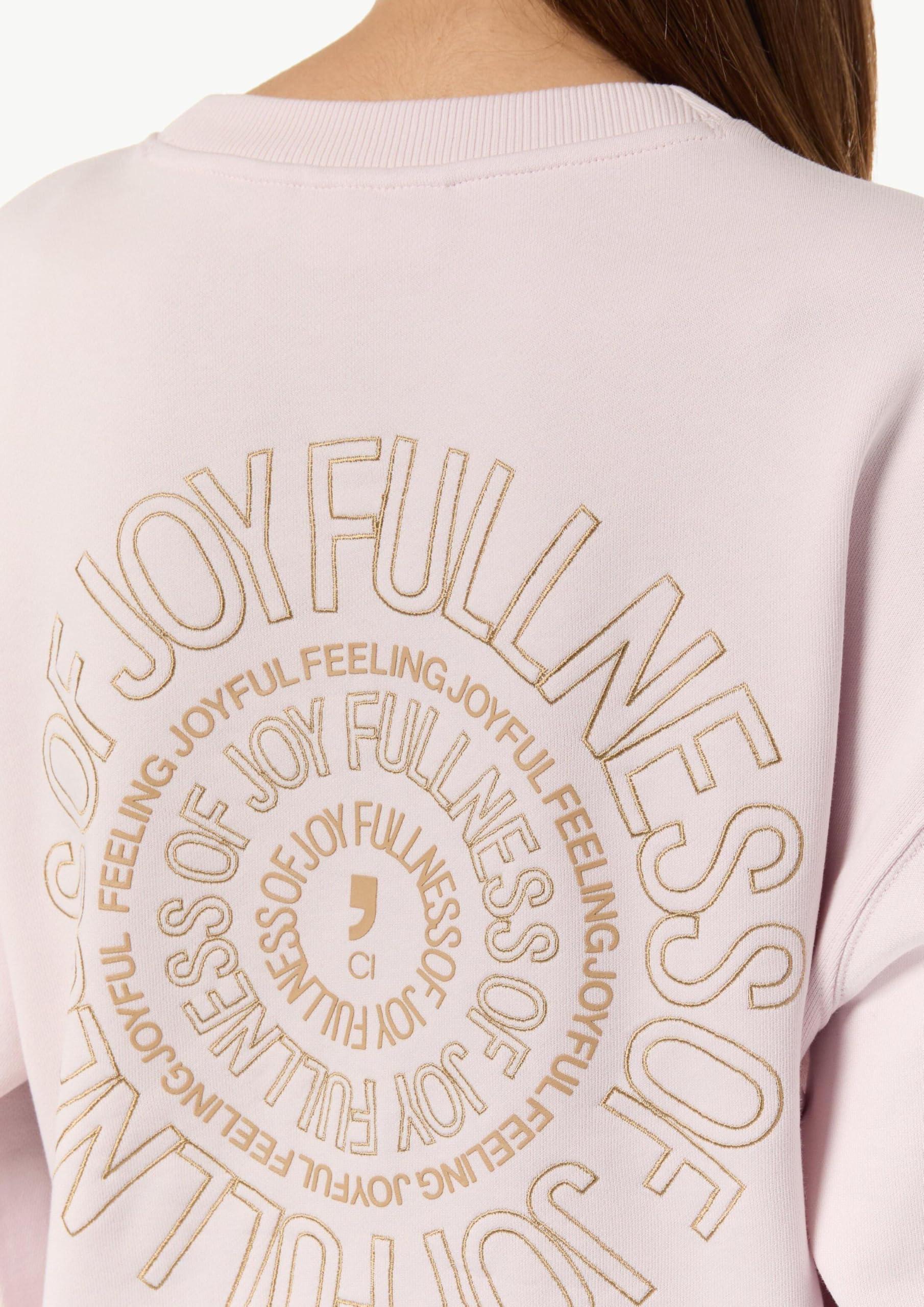 comma-sweatshirt-mit-r-ckenstickerei-pullover image 5