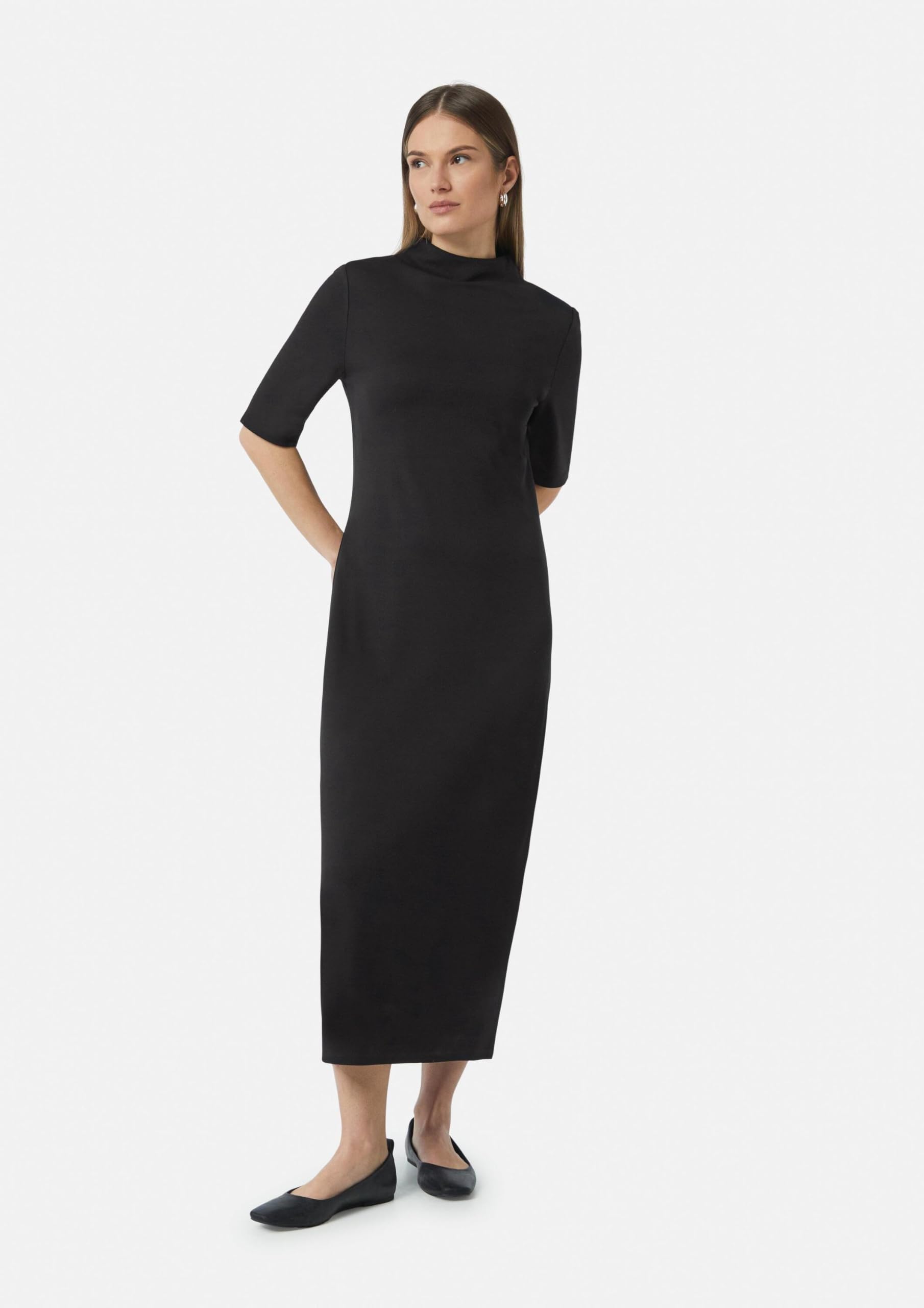 comma-interlockjersey-kleid-stehkragen-gr-e-38 image 7