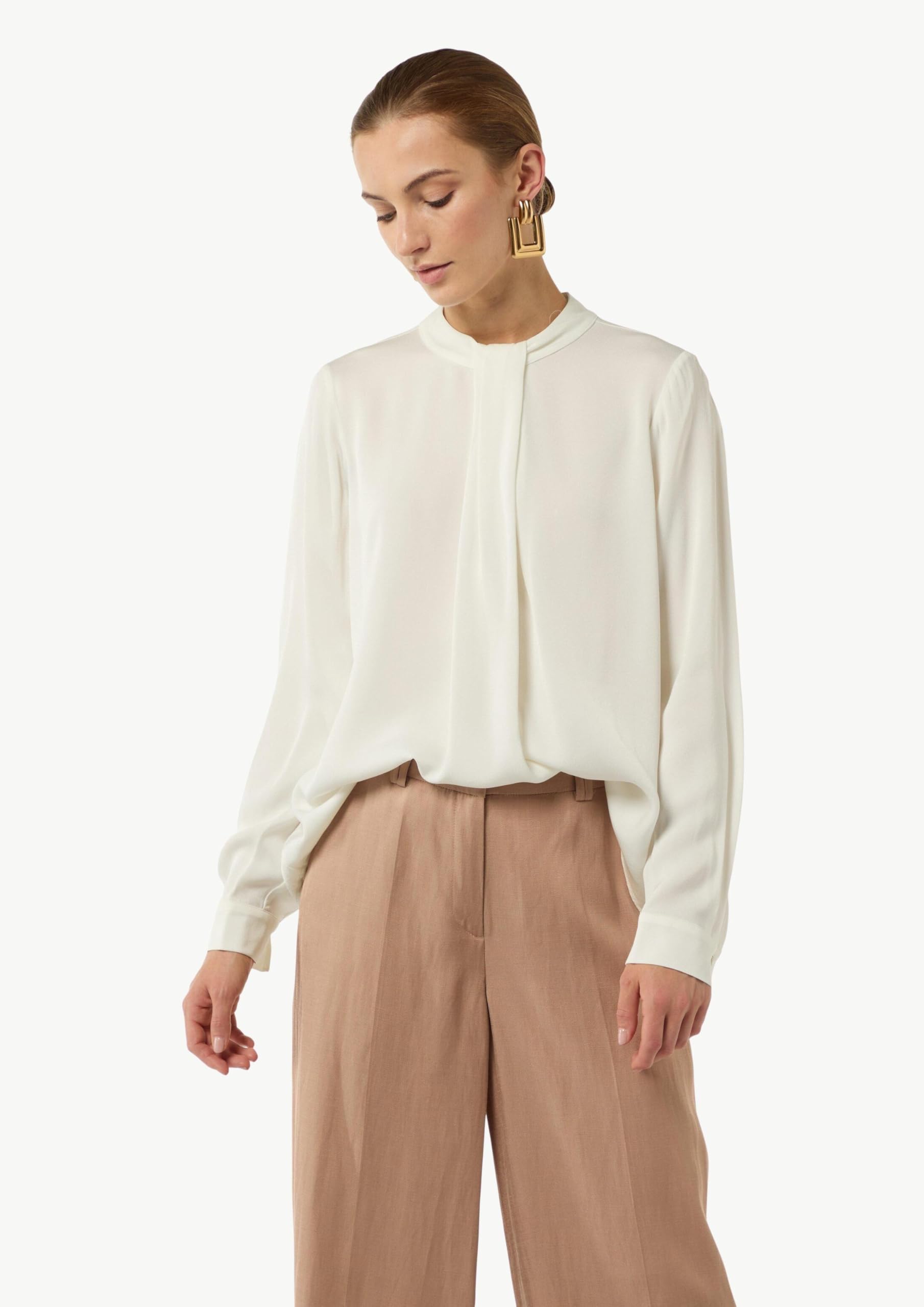 comma-bluse-mit-falten-detail-gr-36-cr-pebluse image 5